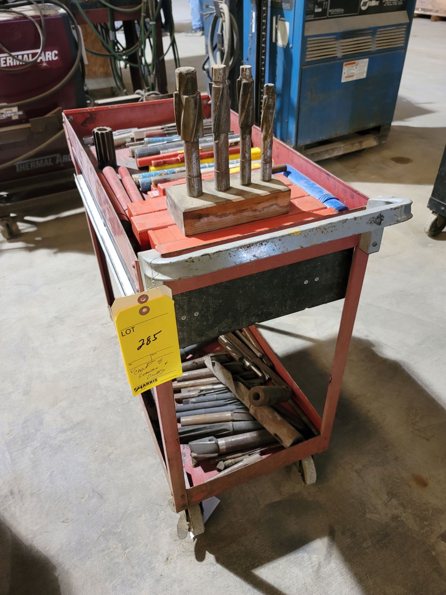 Tooling: Cart of Reamers and Drills