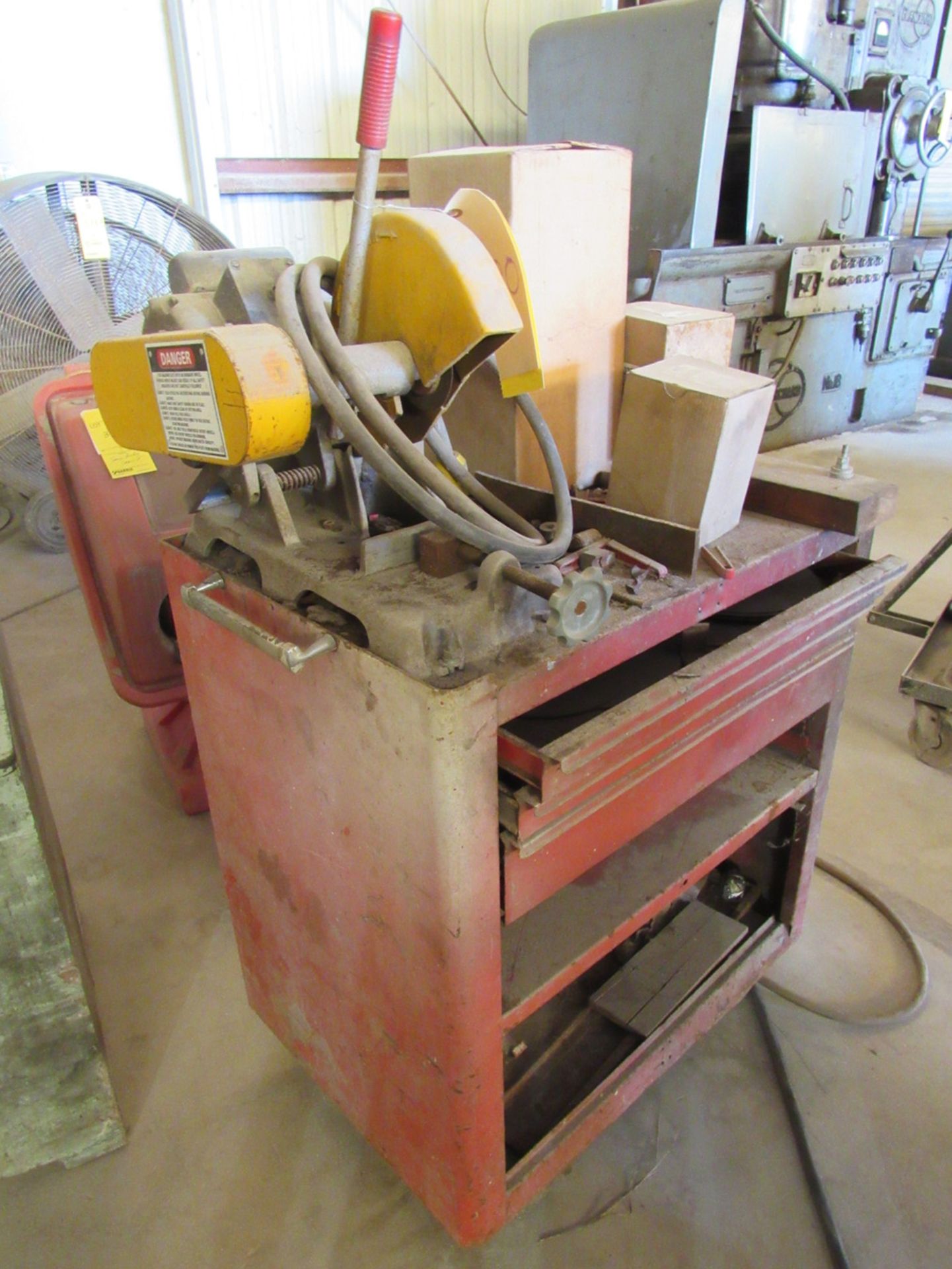Chopsaw on Tool Cart - Image 3 of 3