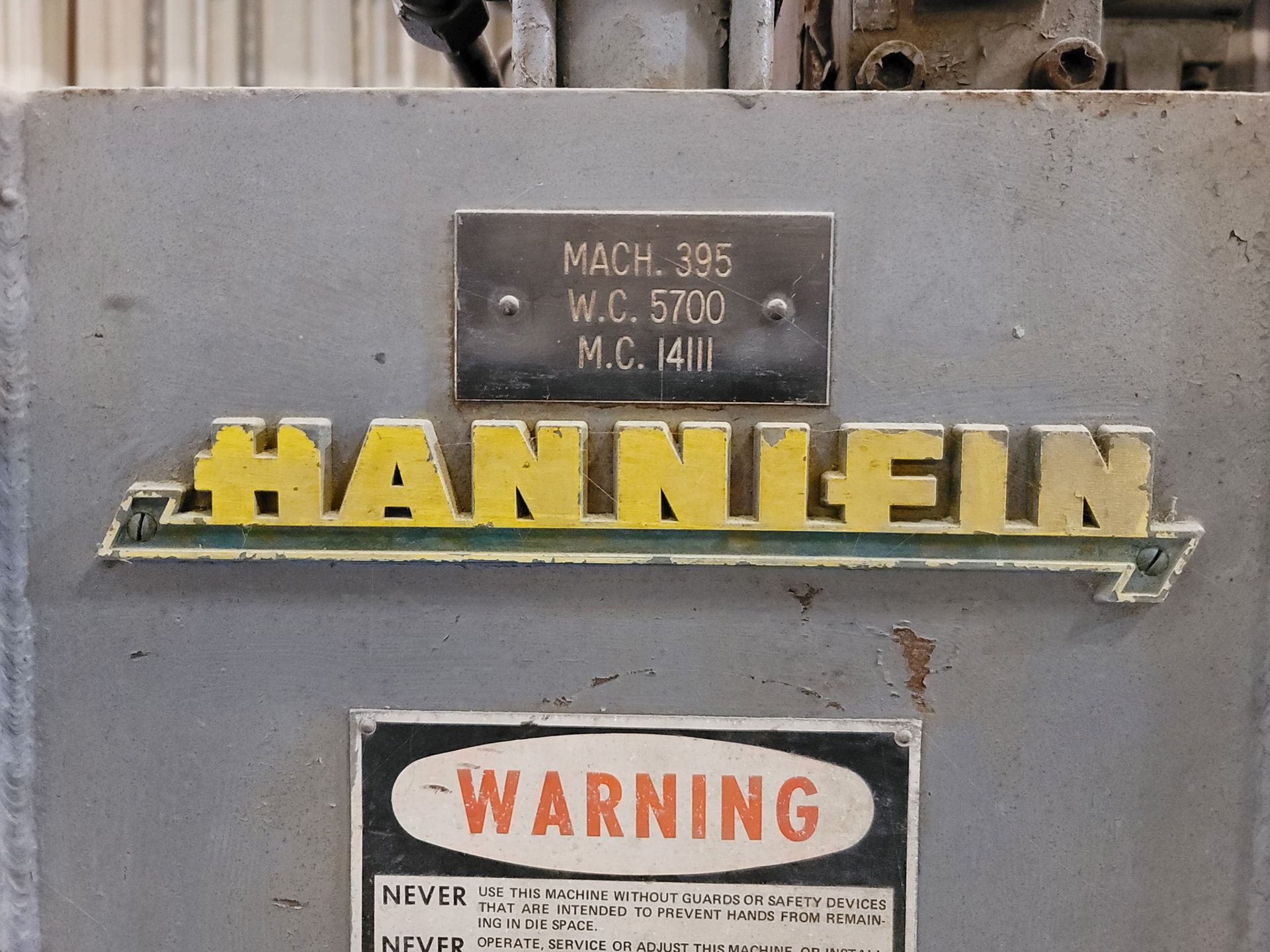 Hannifin Model OGF 5B 3 2 2 PB6 C-Frame Hydraulic Press - Image 8 of 8
