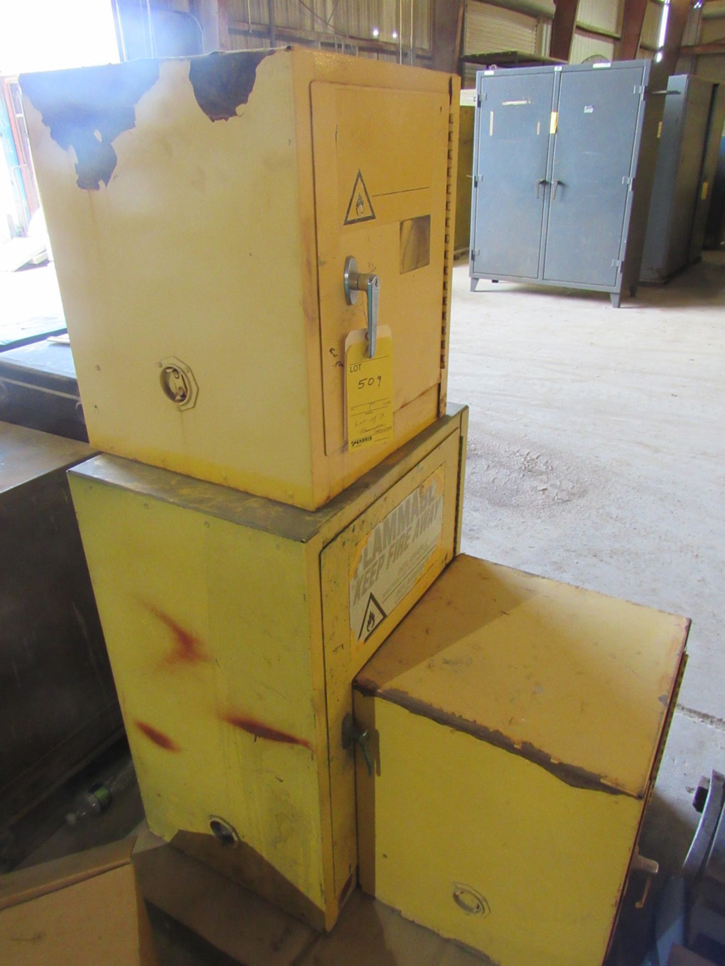 Lot of 3: Flammable Cabinets - Image 3 of 3