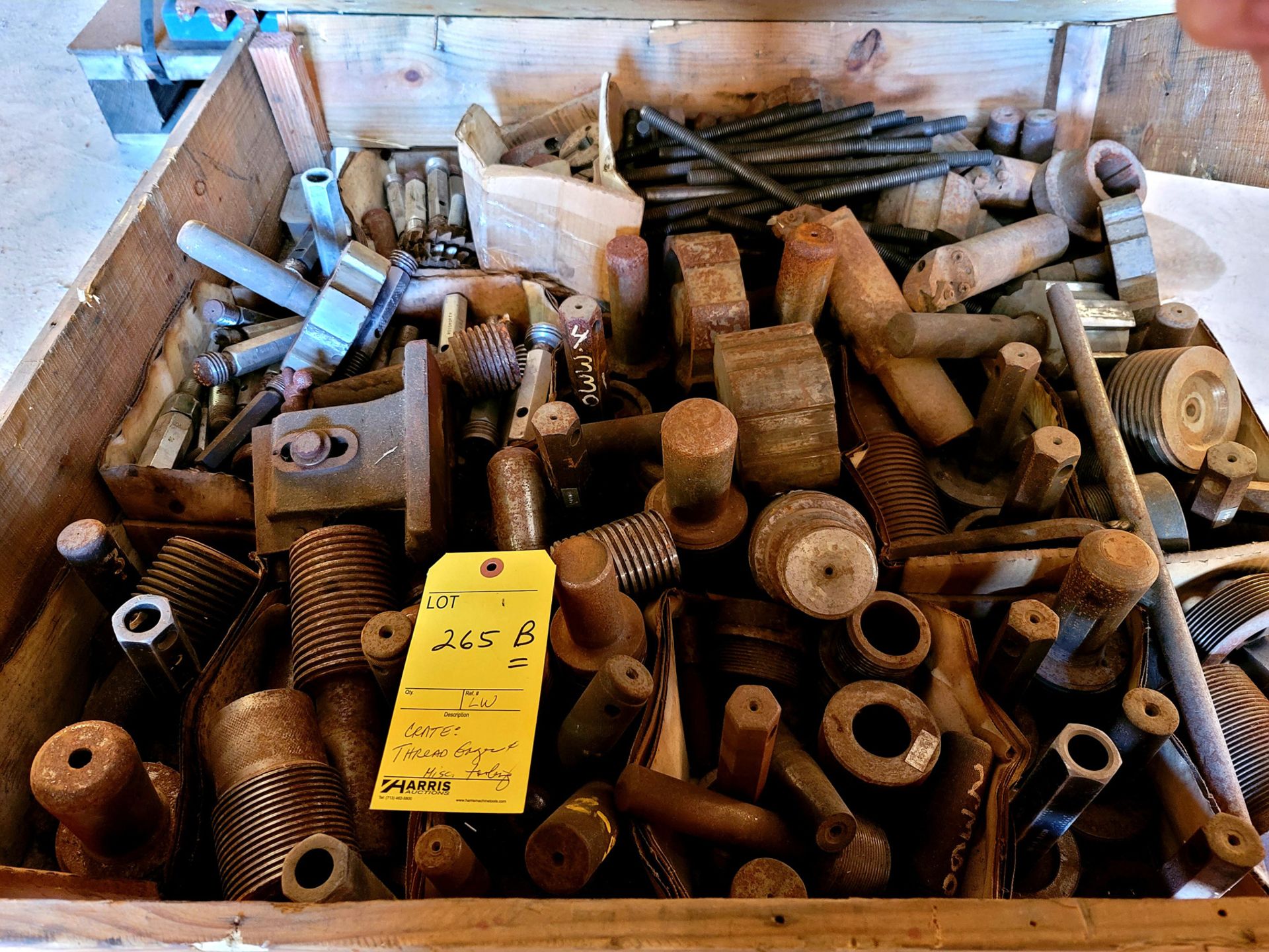 Lot in Crate: Thread Gauges and Misc. Tooling