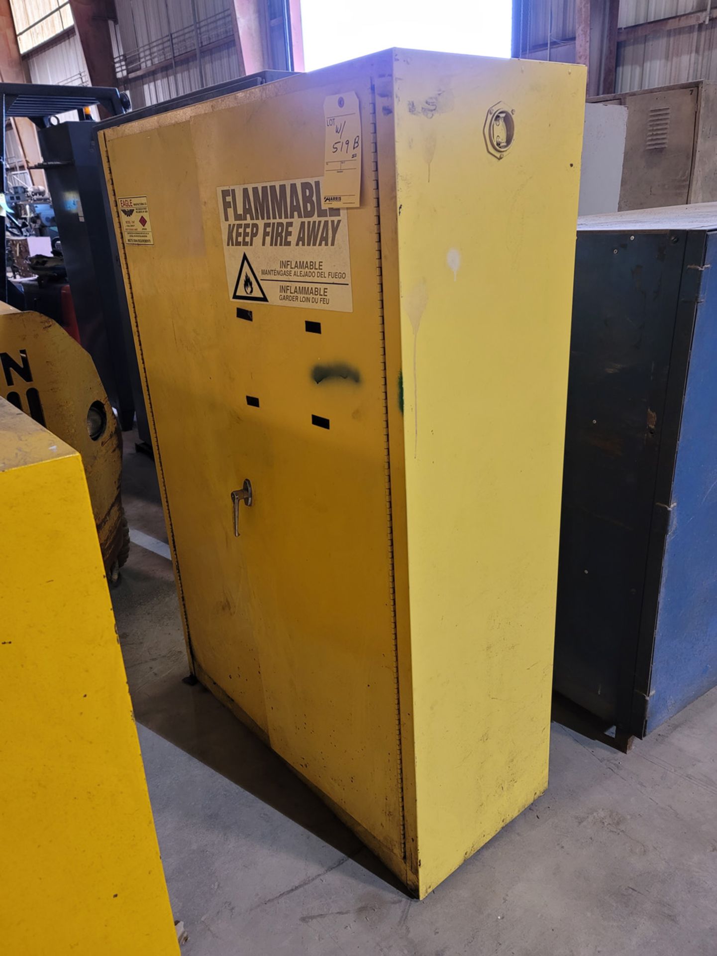 Lot of 2: Flammable Cabinets (1) Eagle, (1) Low Profile - Image 4 of 8