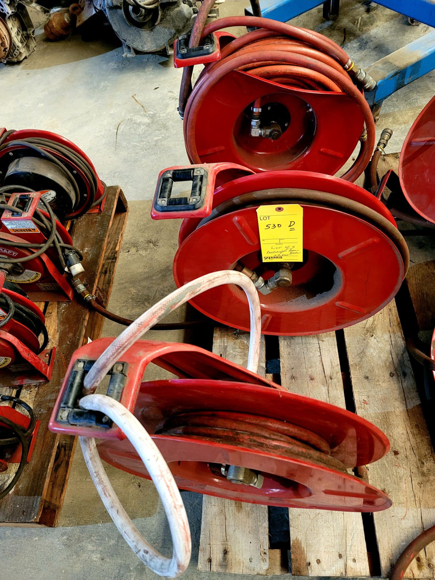 Lot: Hose Reels