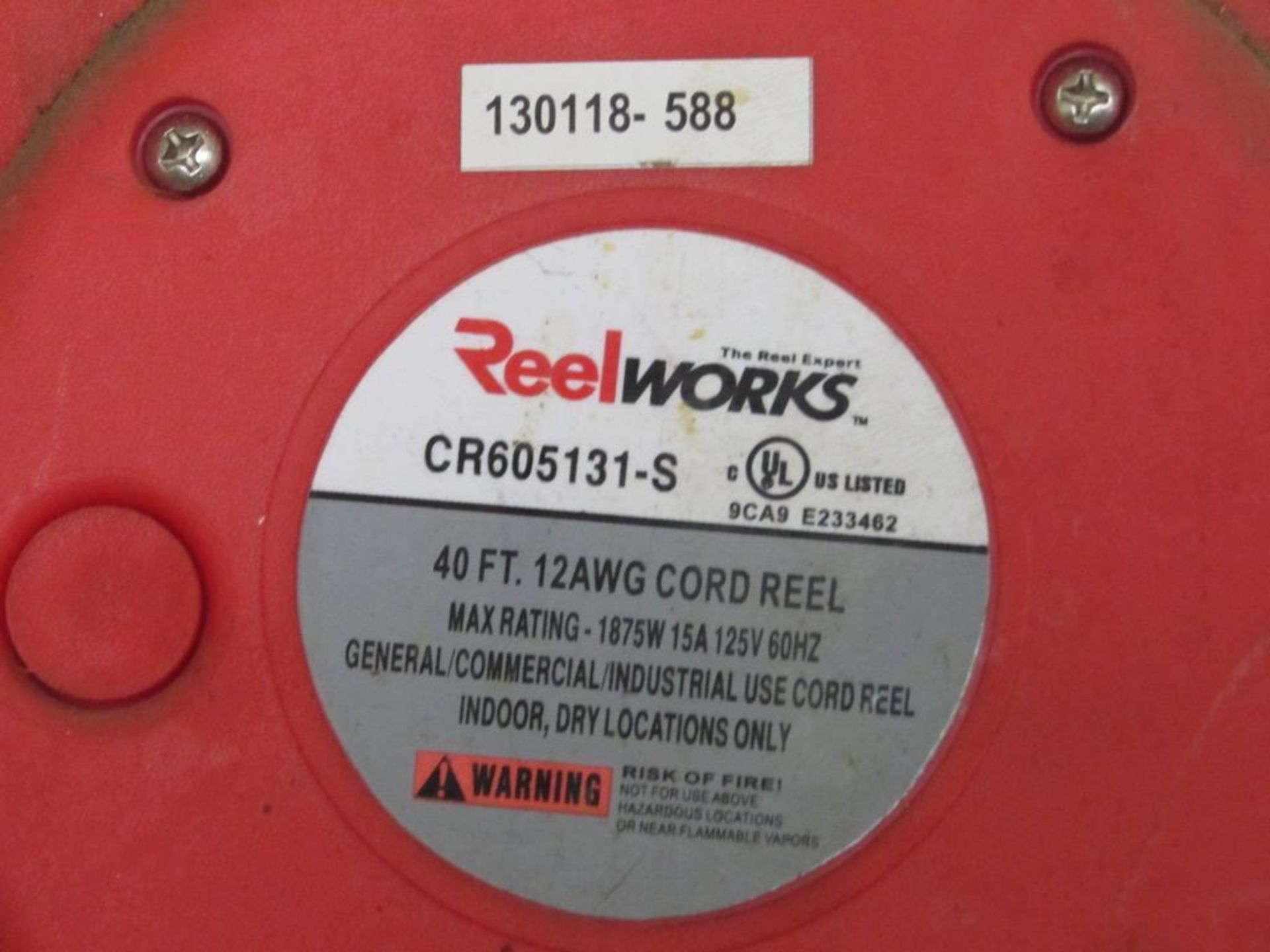 40' Reel Works 12 AWG Cord Reel - Image 2 of 2