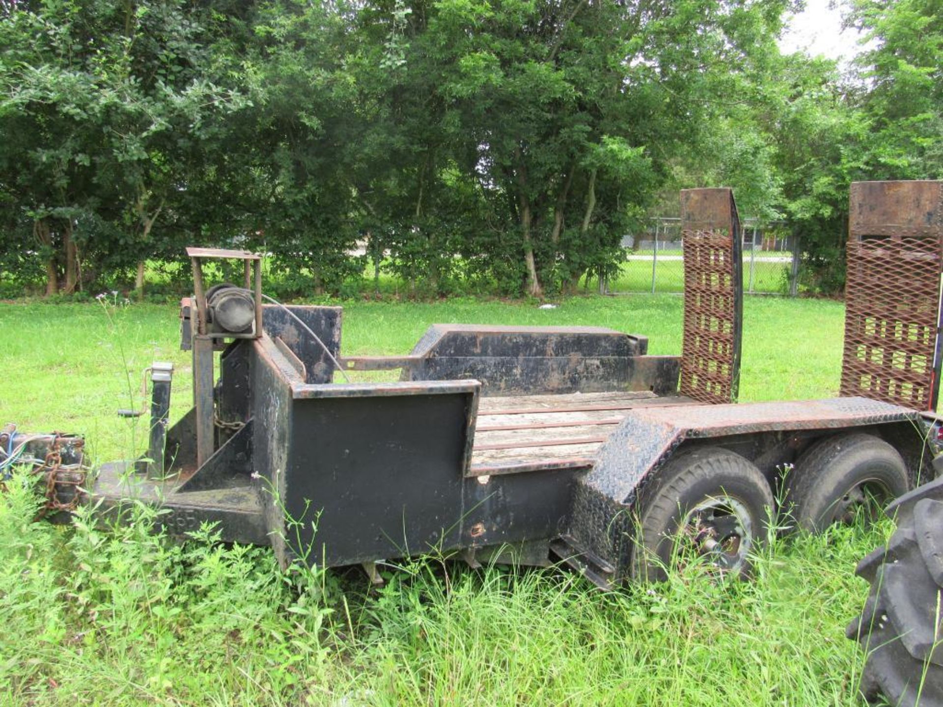 Bumper Pull Double Axle Trailer with Power Winch 10000 - Image 3 of 6