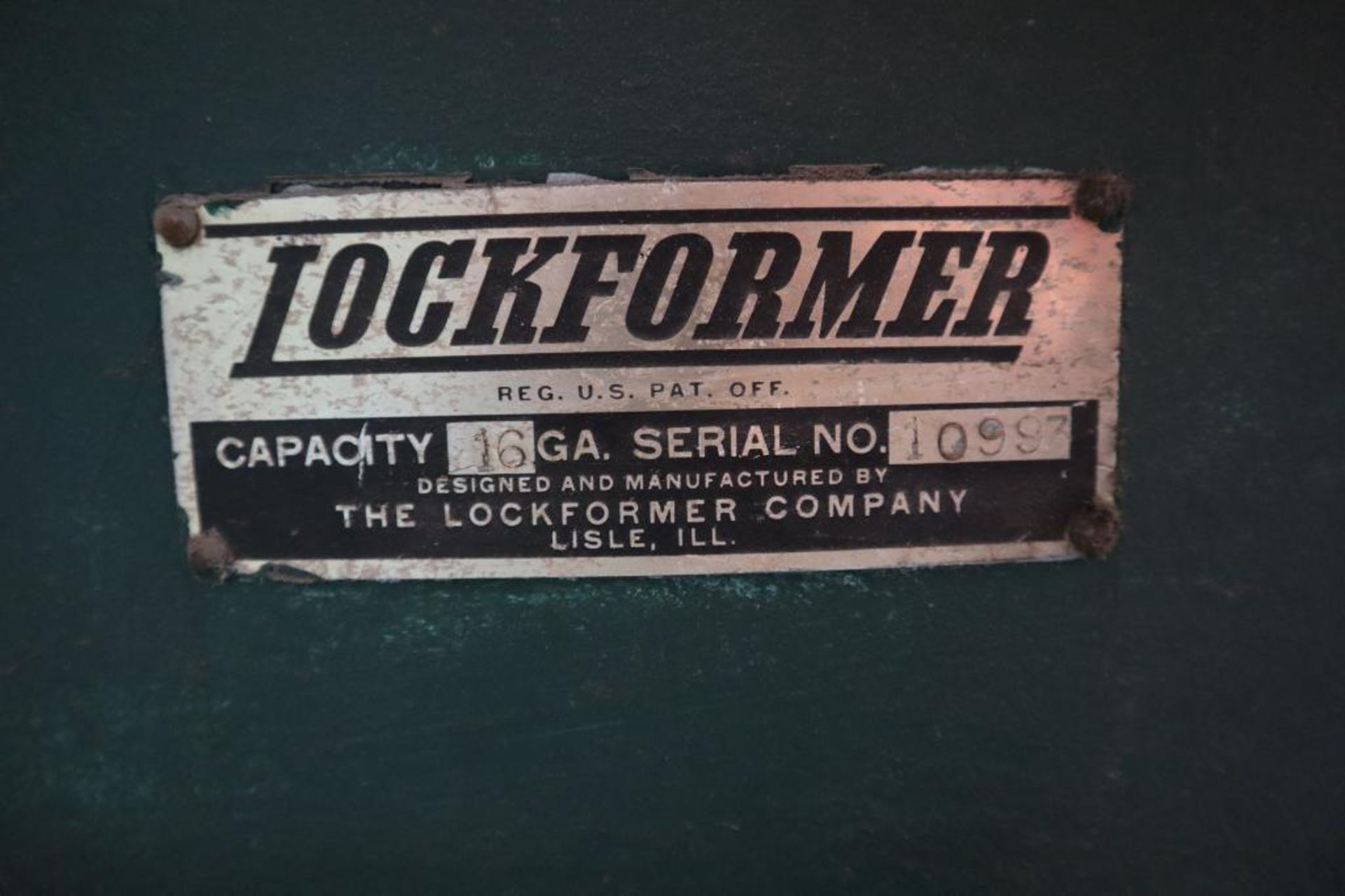 16 Ga. Lockformer - Image 5 of 5
