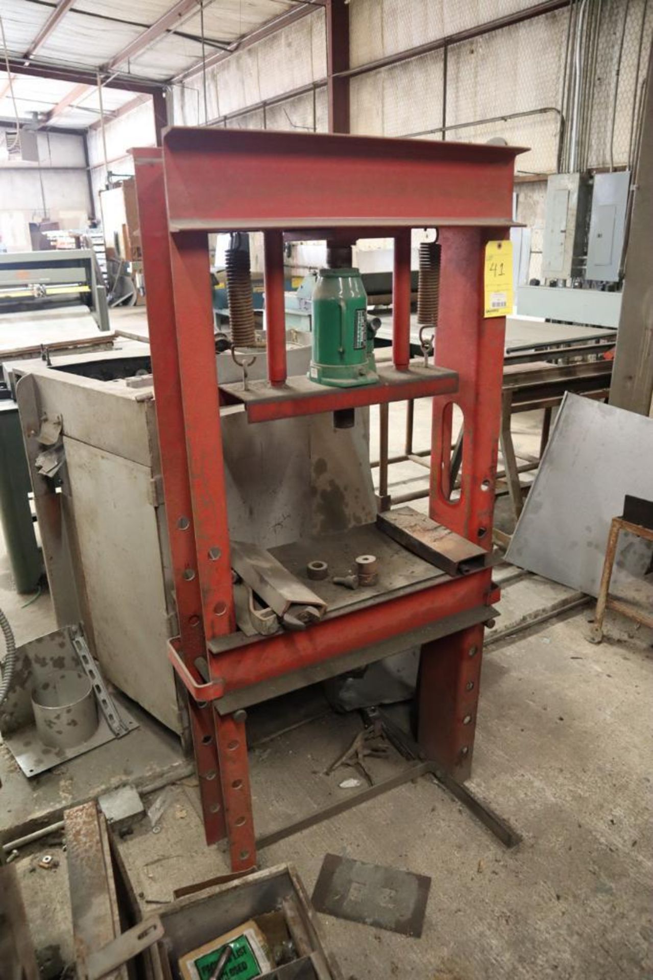 20 Ton Red Shop Press - Image 3 of 4