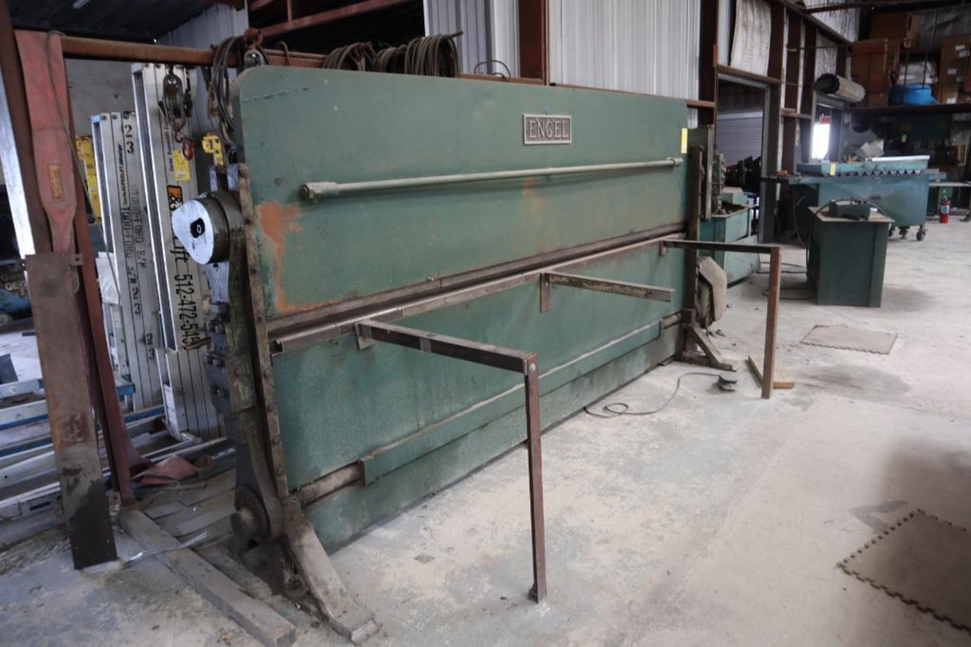 10' x 16 Ga. Engel Mechanical Press Brake - Image 2 of 4