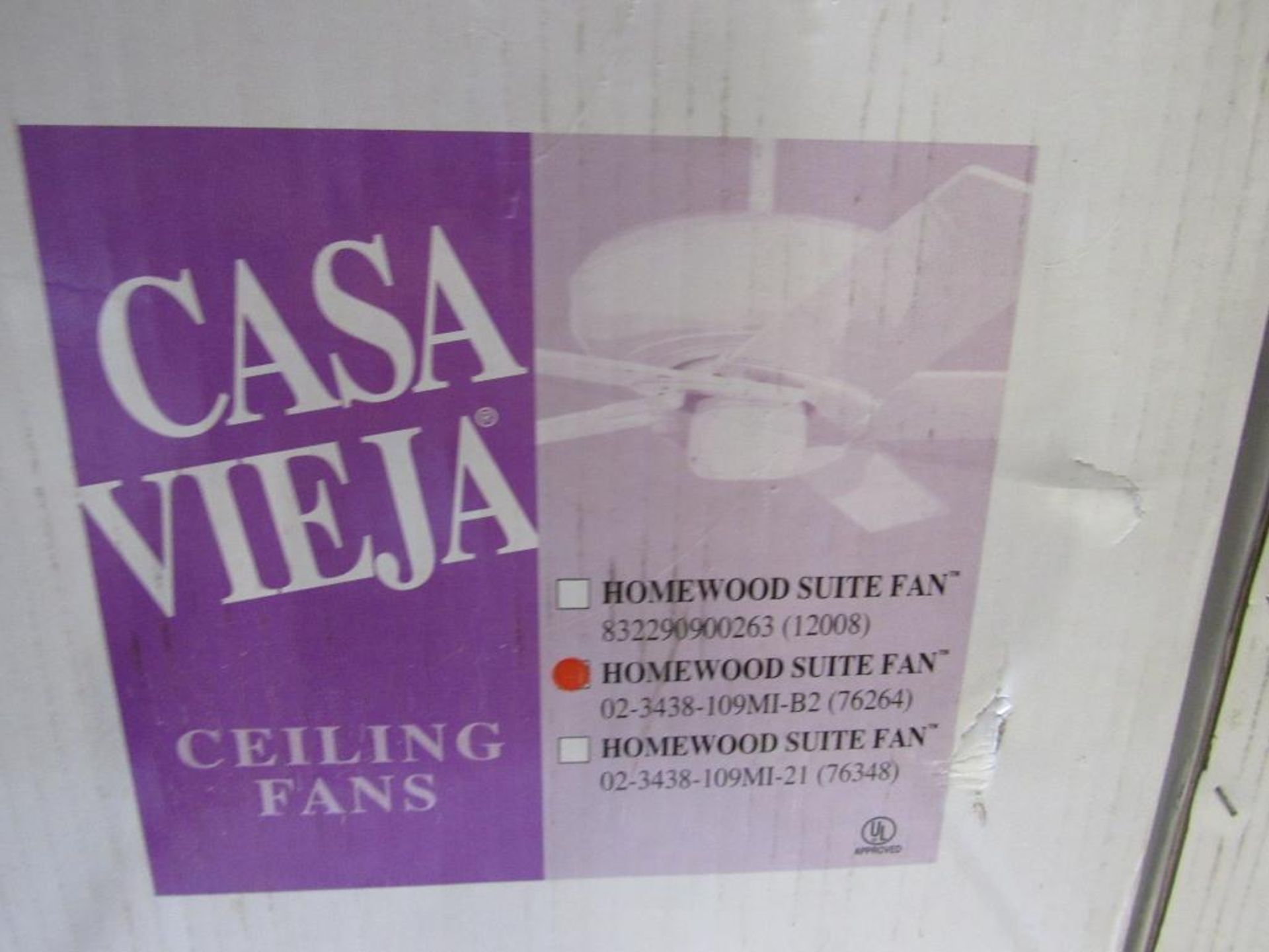 Lot of 12: Casa Vieja Homewood Suite Ceiling Fans - Image 3 of 3