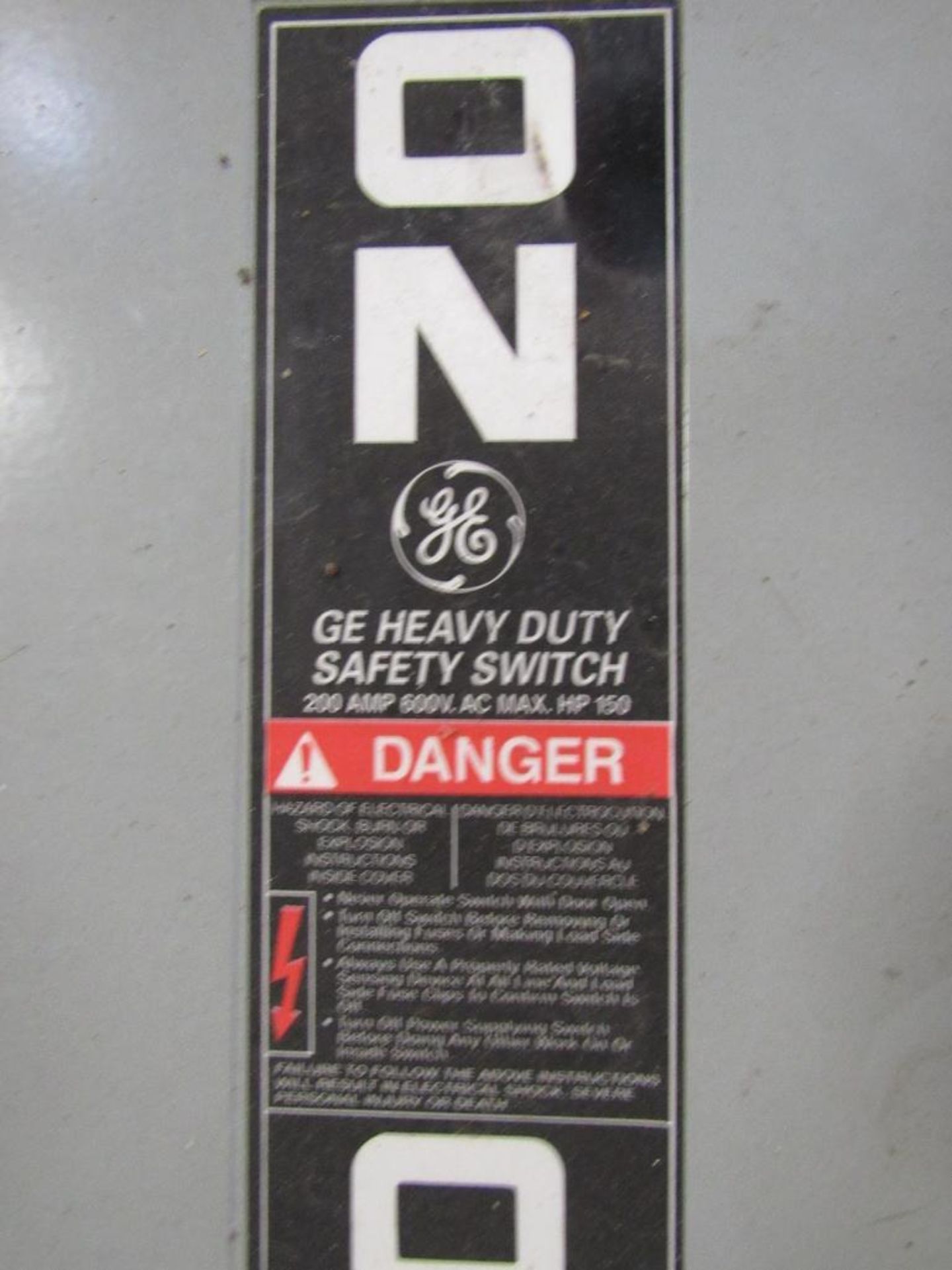 GE Heavy Duty Safety Switch - Image 3 of 3