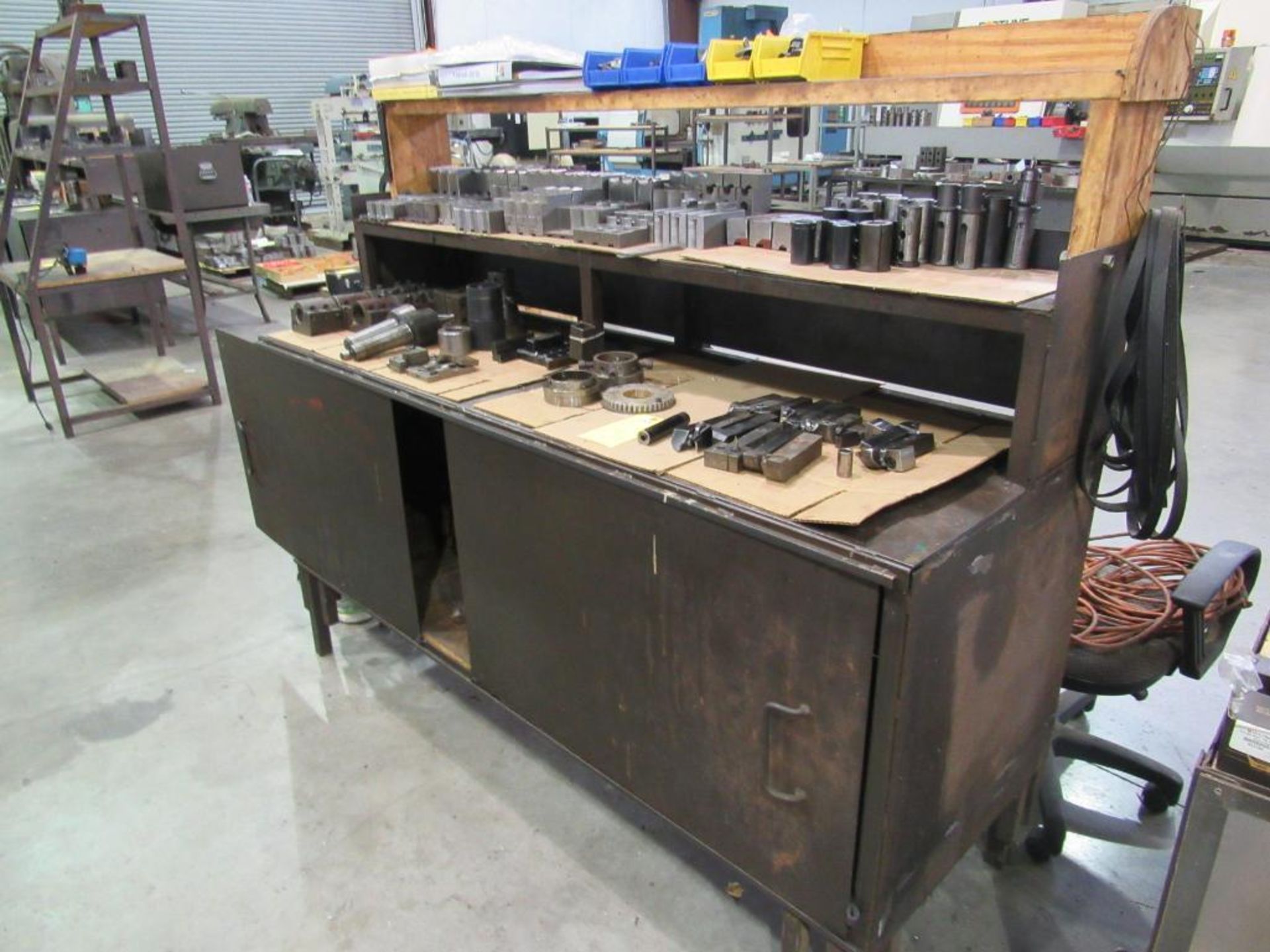 Lot: CNC Tooling for Fortune Vturn II-26 with Operator Bench and side station; Assorted Tooling (see - Image 6 of 6