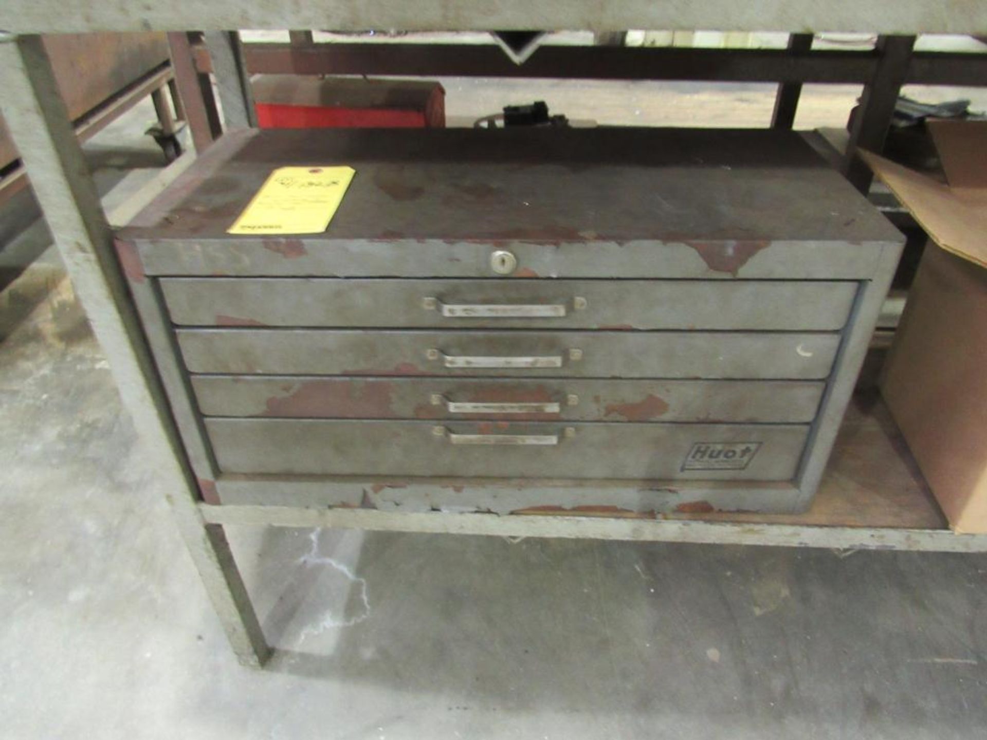 Lot of 3: Huot Tool Boxes with Assorted Size Drills, sockets, other, Operator Bench - Image 11 of 14