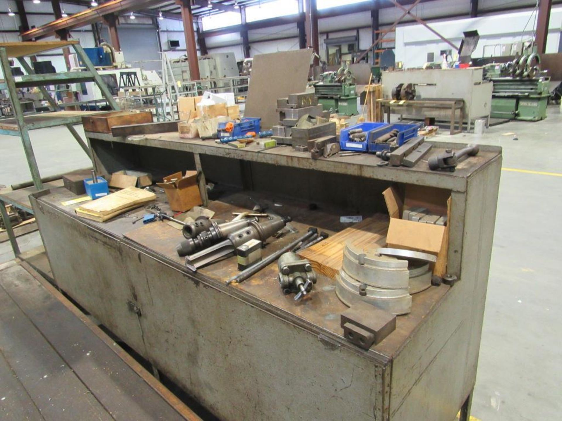 Lot: CNC Tooling for MAX-8 on Operator Table and Side Stand