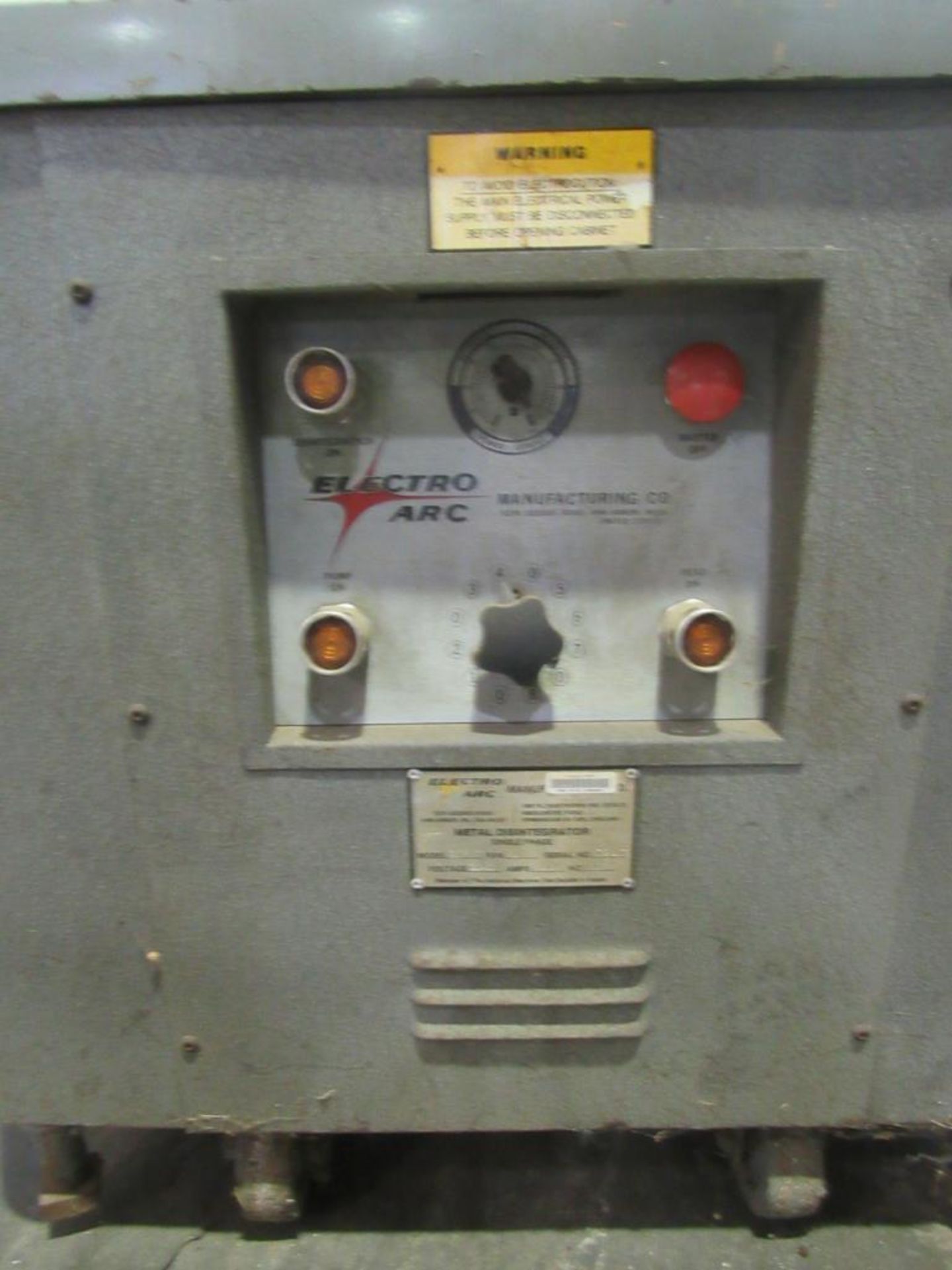 Electro Arc Model 2DBQT Tap Disintegrator - Image 12 of 16