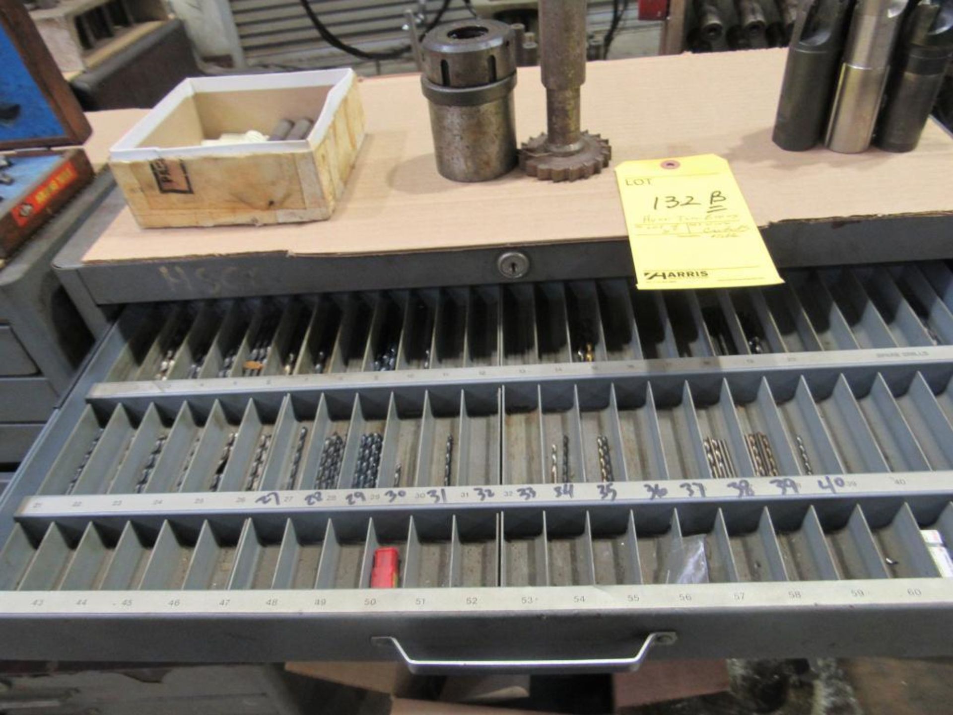 Lot of 3: Huot Tool Boxes with Assorted Size Drills, sockets, other, Operator Bench - Image 7 of 14
