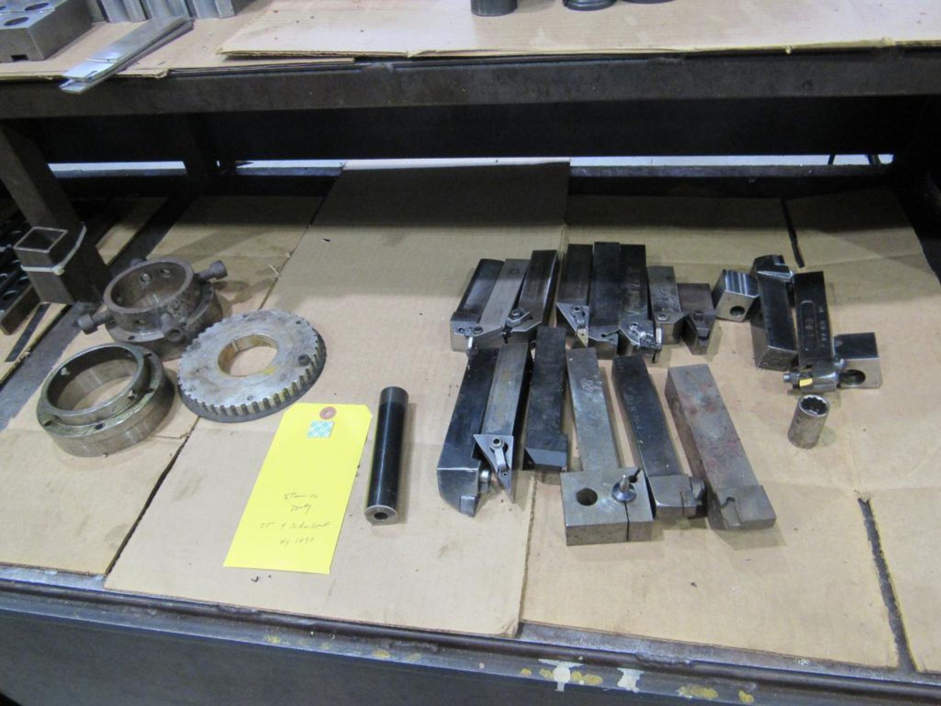 Lot: CNC Tooling for Fortune Vturn II-26 with Operator Bench and side station; Assorted Tooling (see - Image 3 of 6