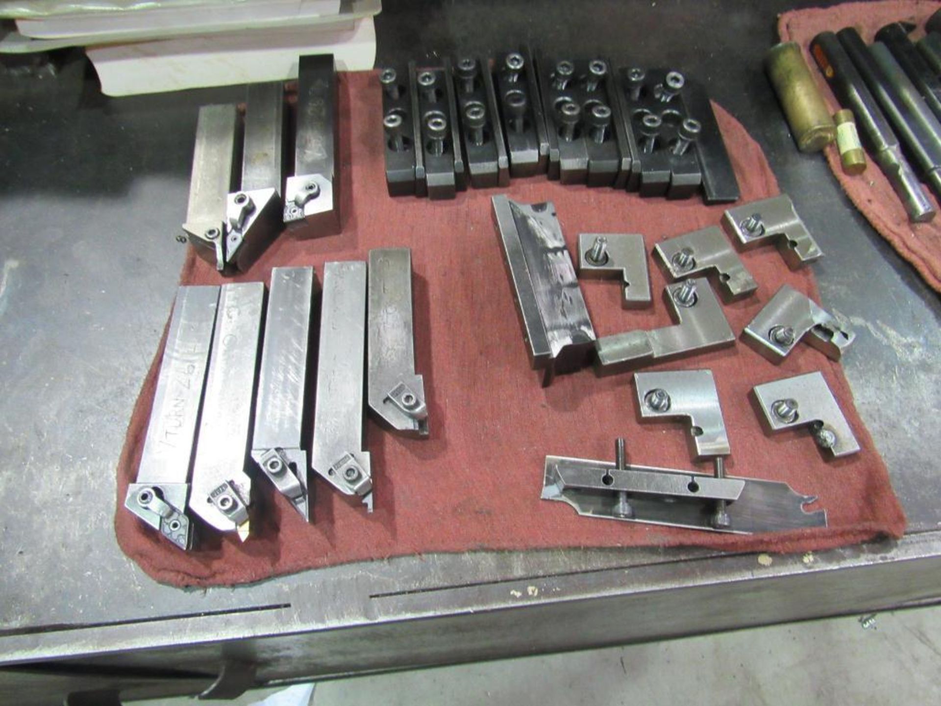 Lot: CNC Tooling for Fortune Vturn II-26 with Operator Bench and side station; Assorted Tooling (see - Image 4 of 9