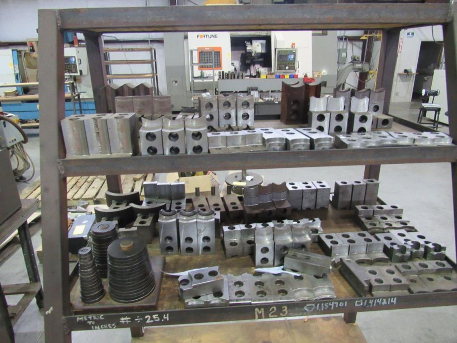 Lot: CNC Tooling for Fortune Vturn II-26 with Operator Bench and side station; Assorted Tooling (see - Image 9 of 9