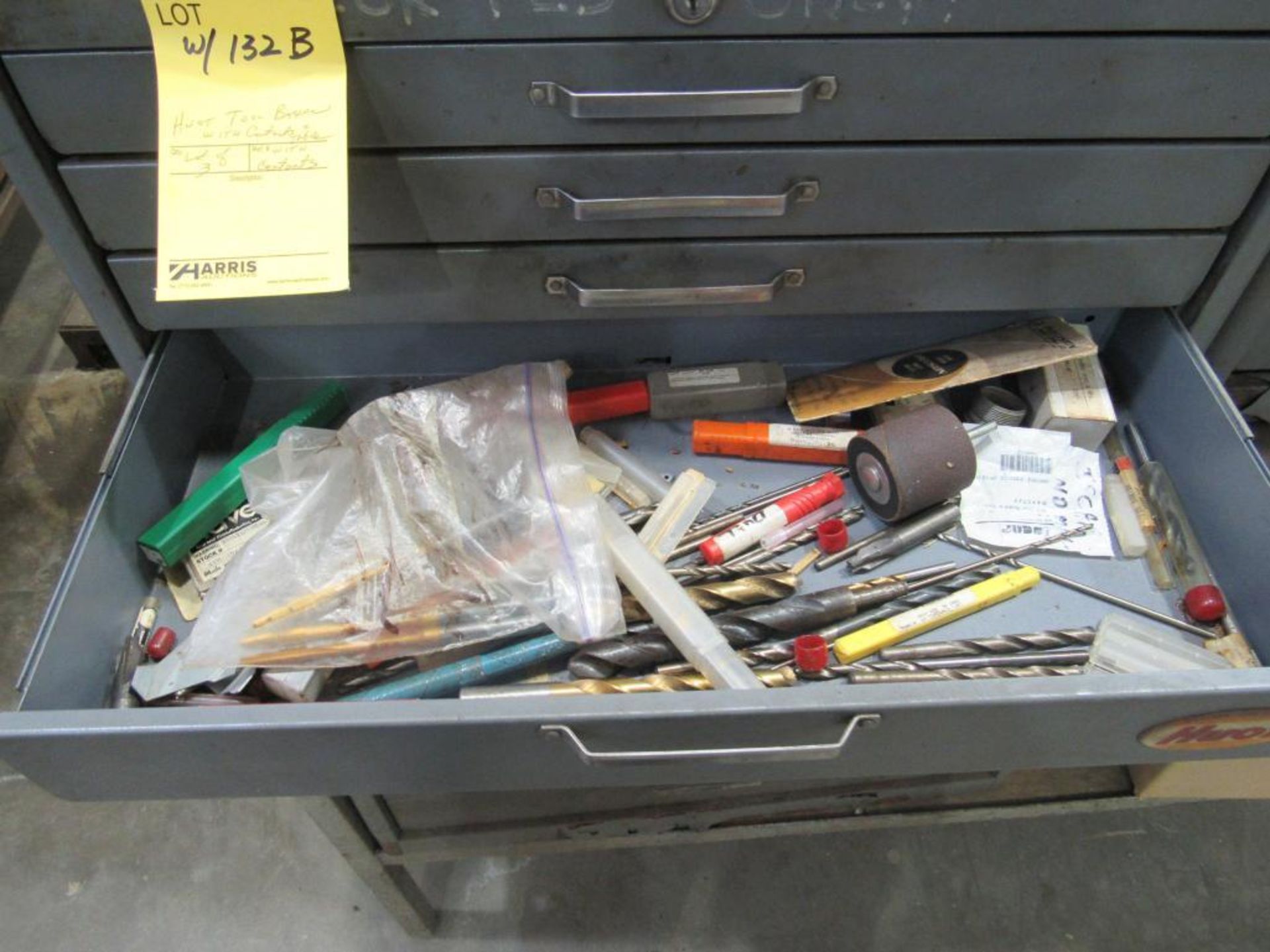 Lot of 3: Huot Tool Boxes with Assorted Size Drills, sockets, other, Operator Bench - Image 6 of 14