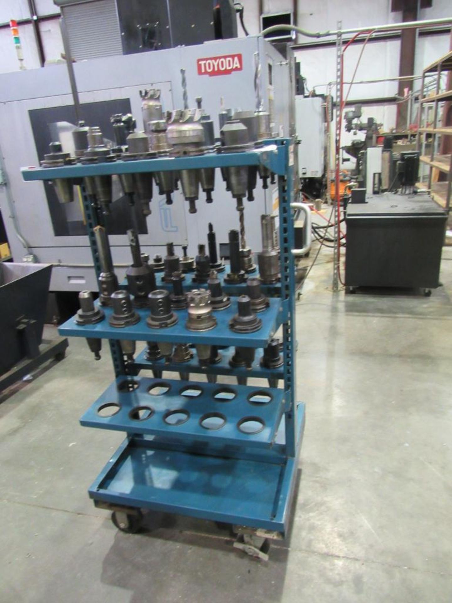 Lot: Cat 50 Tooling on Commander Tooling System Cart on casters with contents - Image 2 of 7