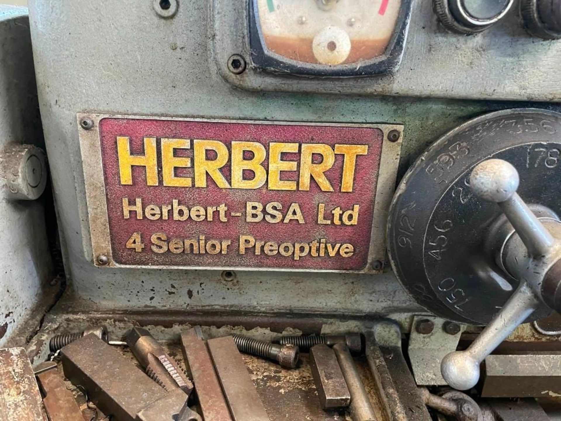 Herbert #4 Senior Pre-Optive/Ram Type Turret Lathe - Image 5 of 11