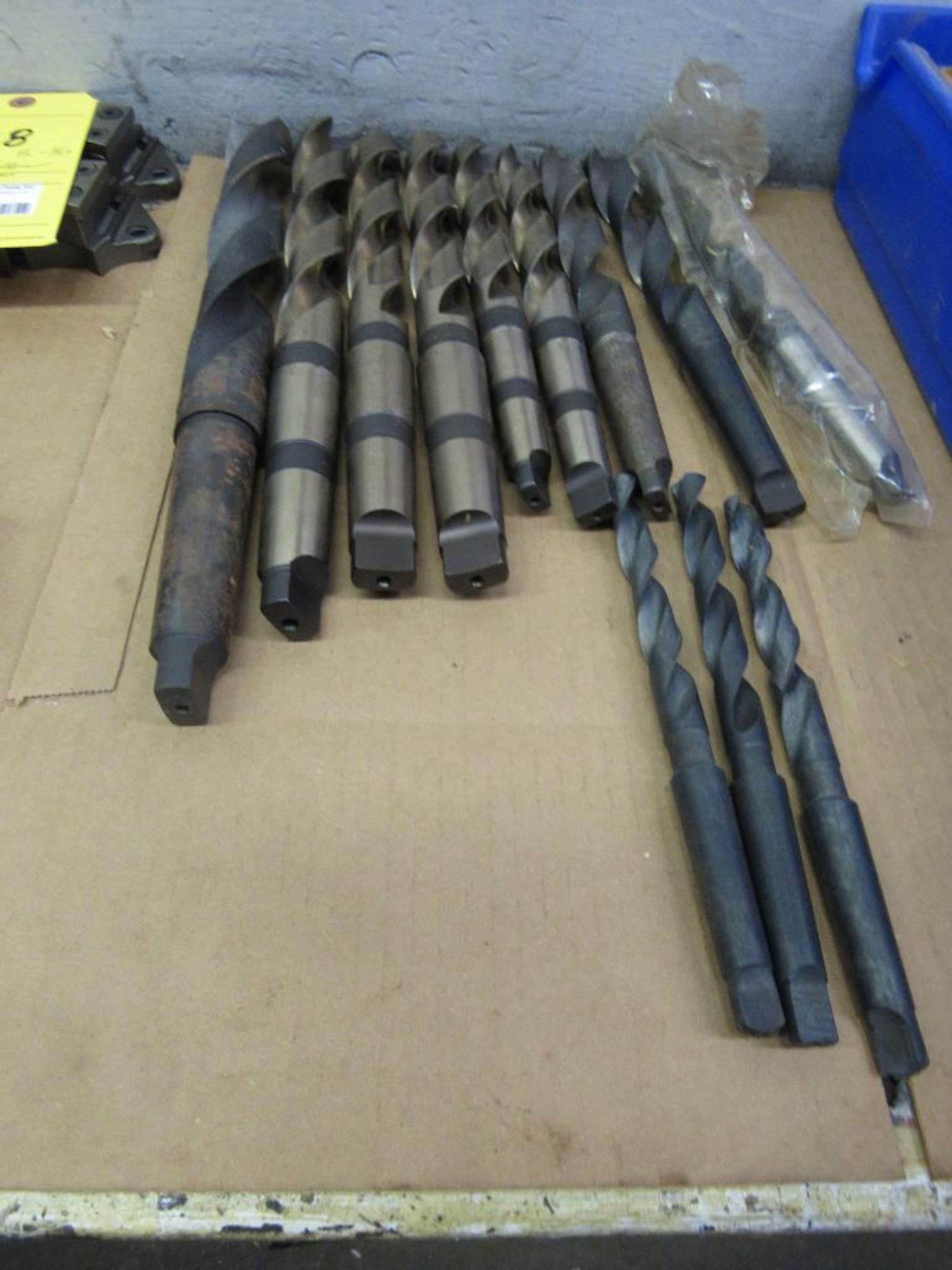 Lot: High Speed Drills assorted sizes; 39/64 to 1-7/16