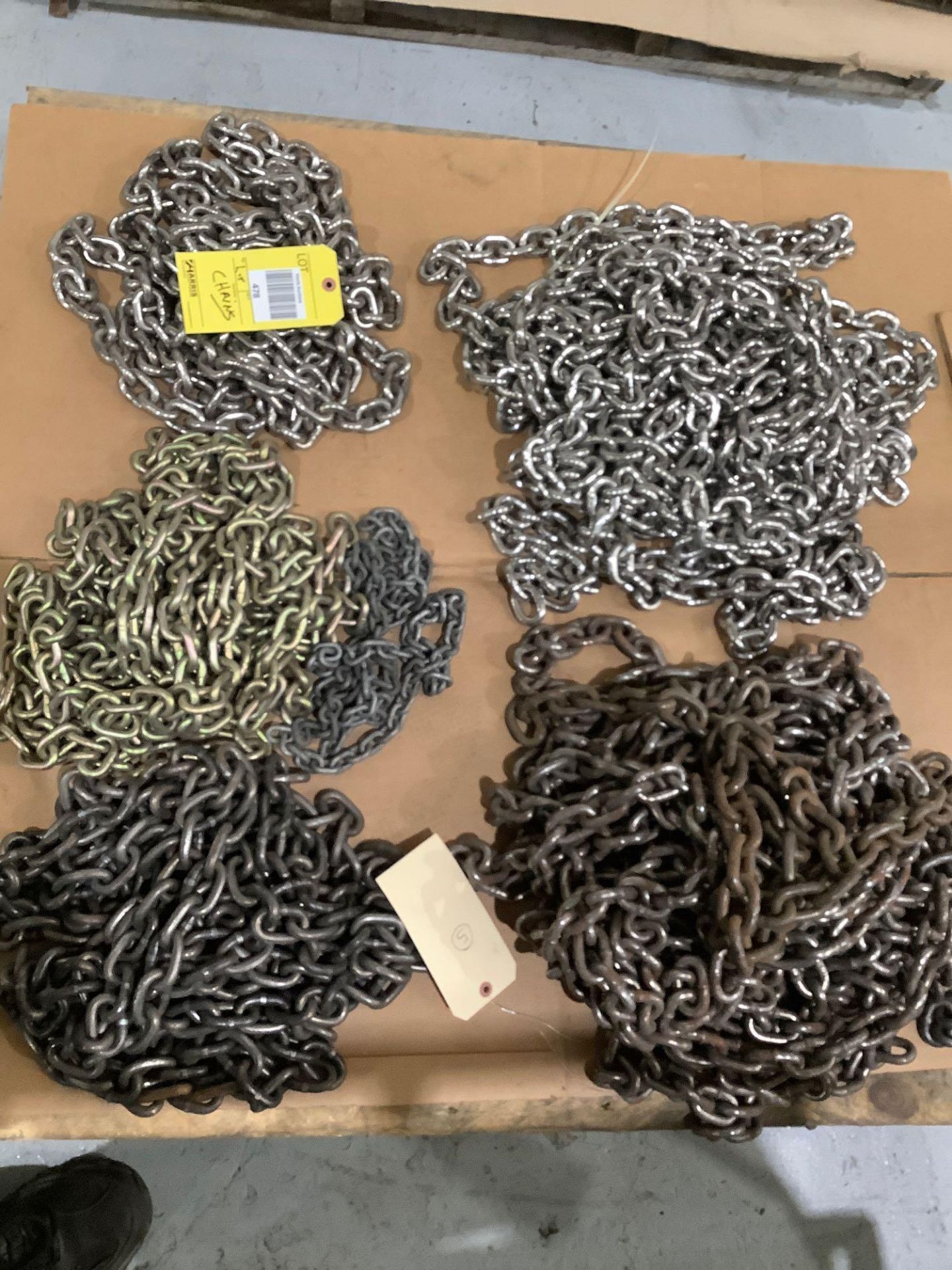 Lot: Chains Assorted Thickness and Lengths - Image 2 of 2