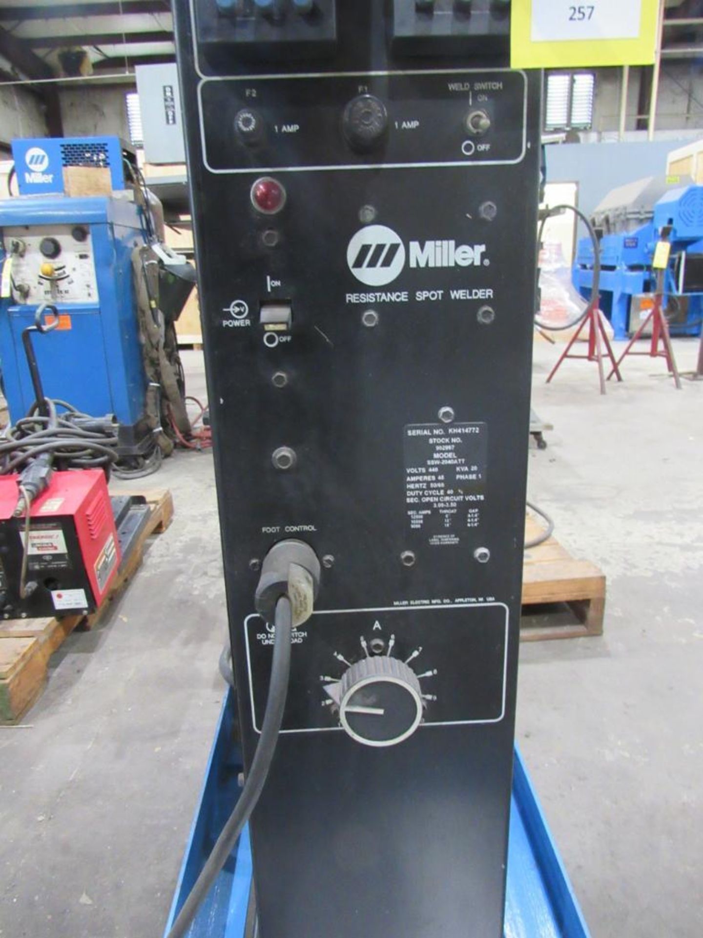 Miller Resistance Spot Welder Model SSW-2040ATT - Image 7 of 9