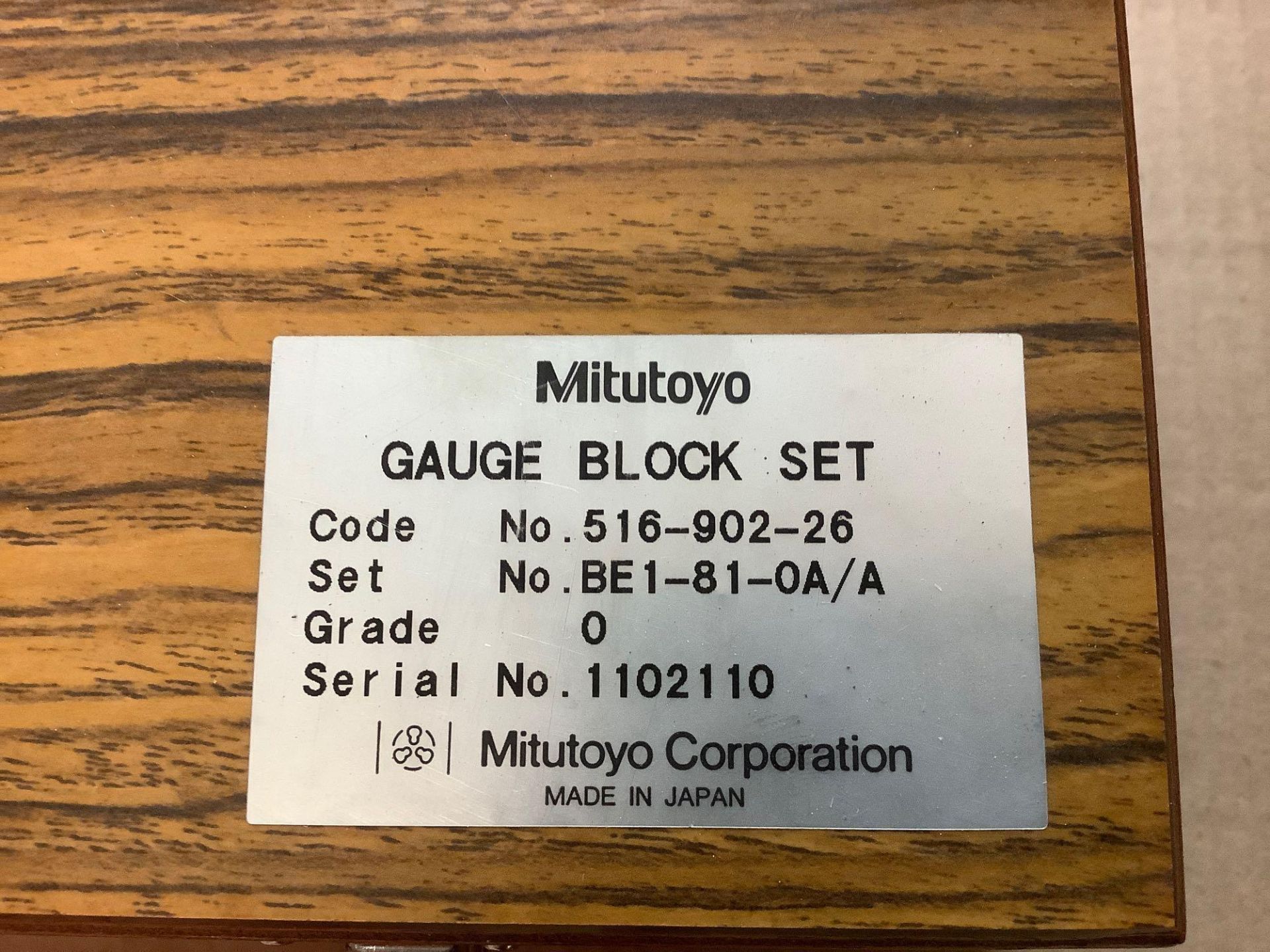 QC: Mitutoyo Gauge Block Set - Image 2 of 5