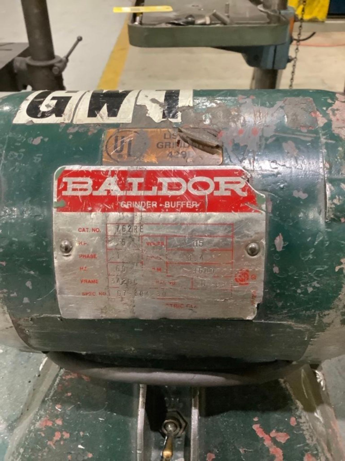 6" Baldor Double End Pedestal Grinder/Buffer - Image 3 of 3