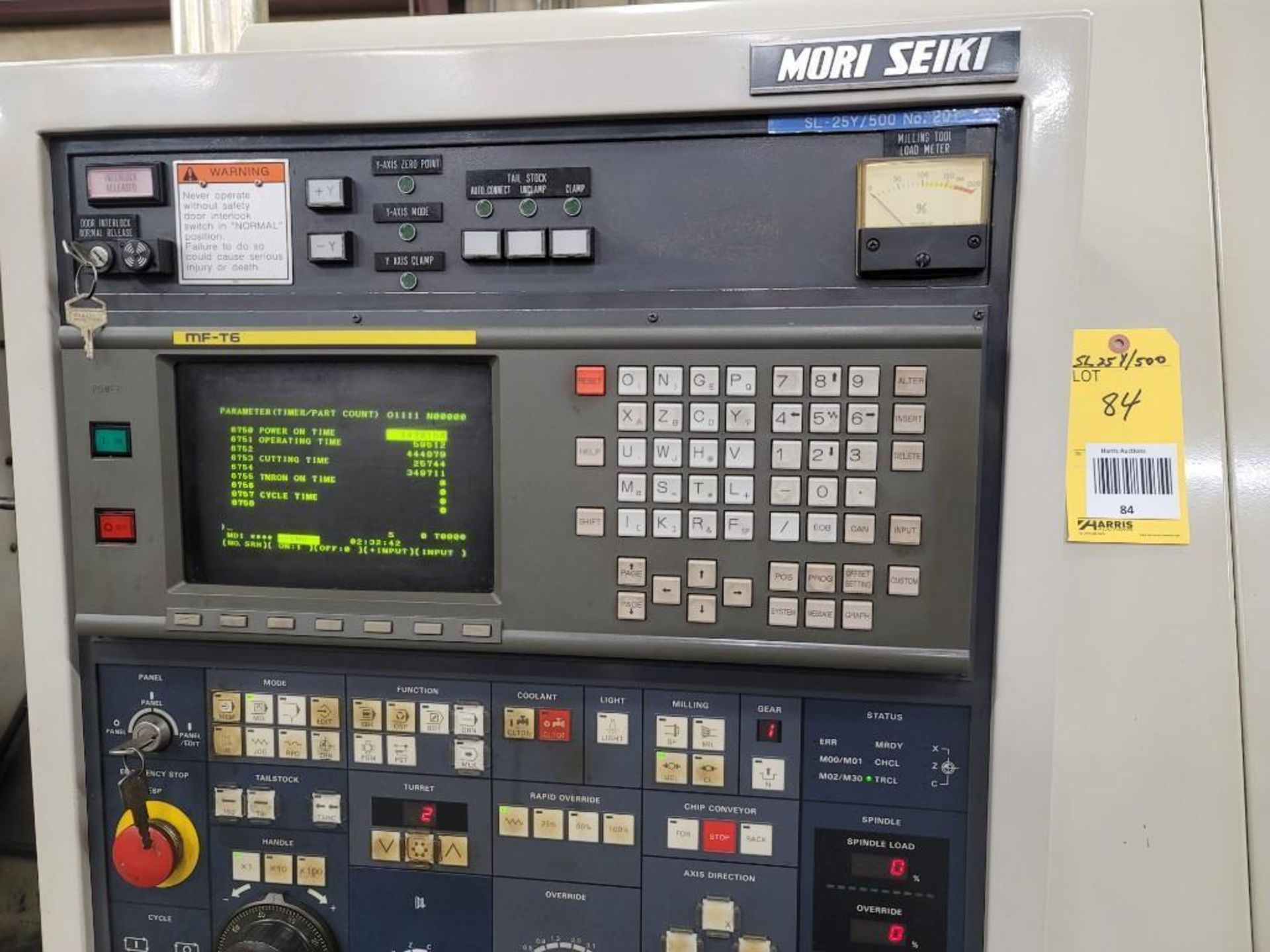 Mori Seiki SL-25Y/500 CNC Slant Bed Lathe - Image 7 of 15