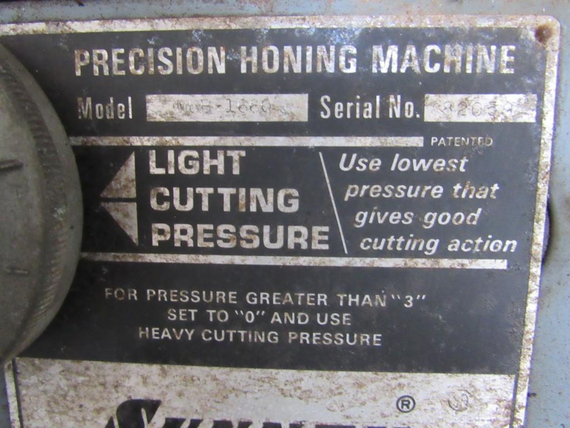 Sunnen Model MBB-1660 Honing Machine - Image 8 of 8