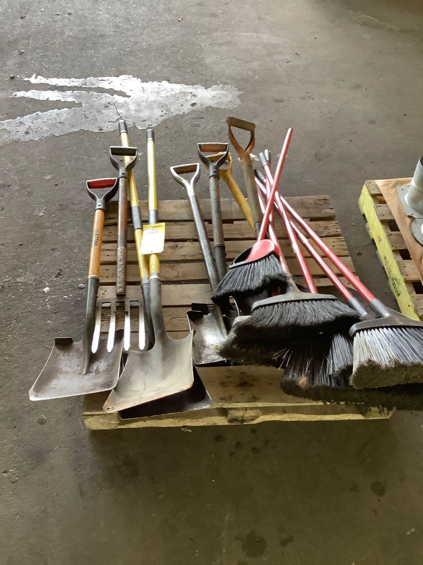 Lot of Shop Shovels and Brooms - Image 2 of 2