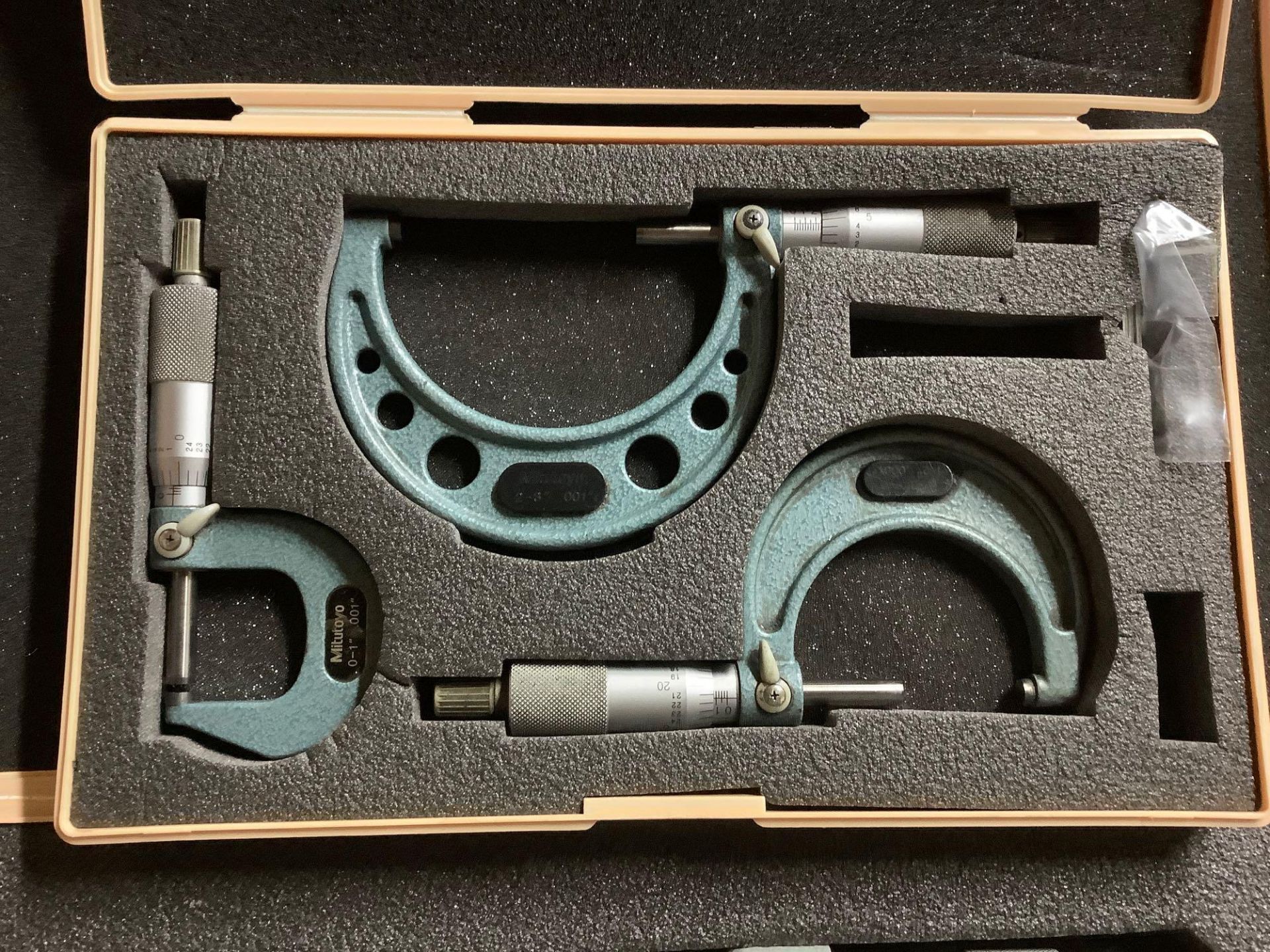 Lot of 3 Mitutoyo Micrometer Sets - Assorted sizes - Image 3 of 5