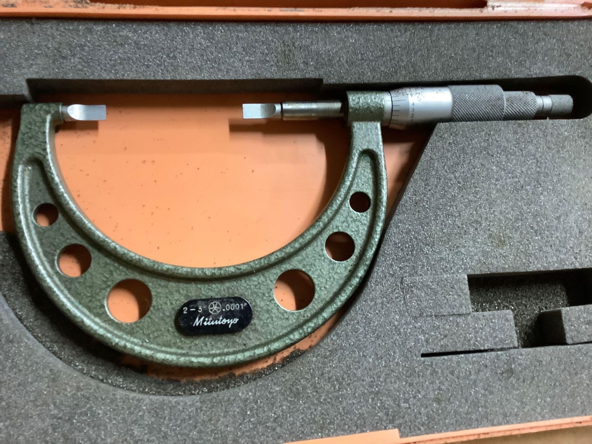 Lot of 2 Mitutoyo Blade Micrometers - Image 2 of 3