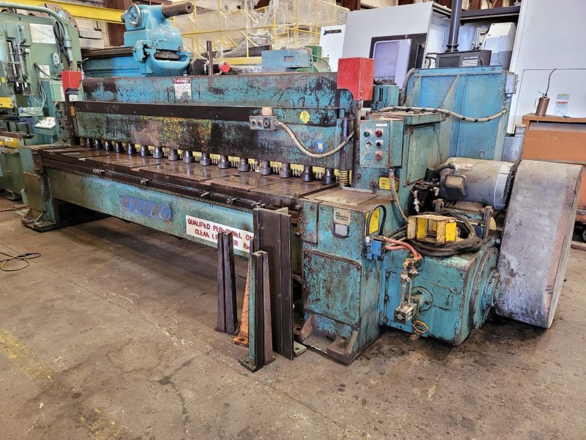 10' x 1/4" Wysong Model 1025 Mechanical Shear