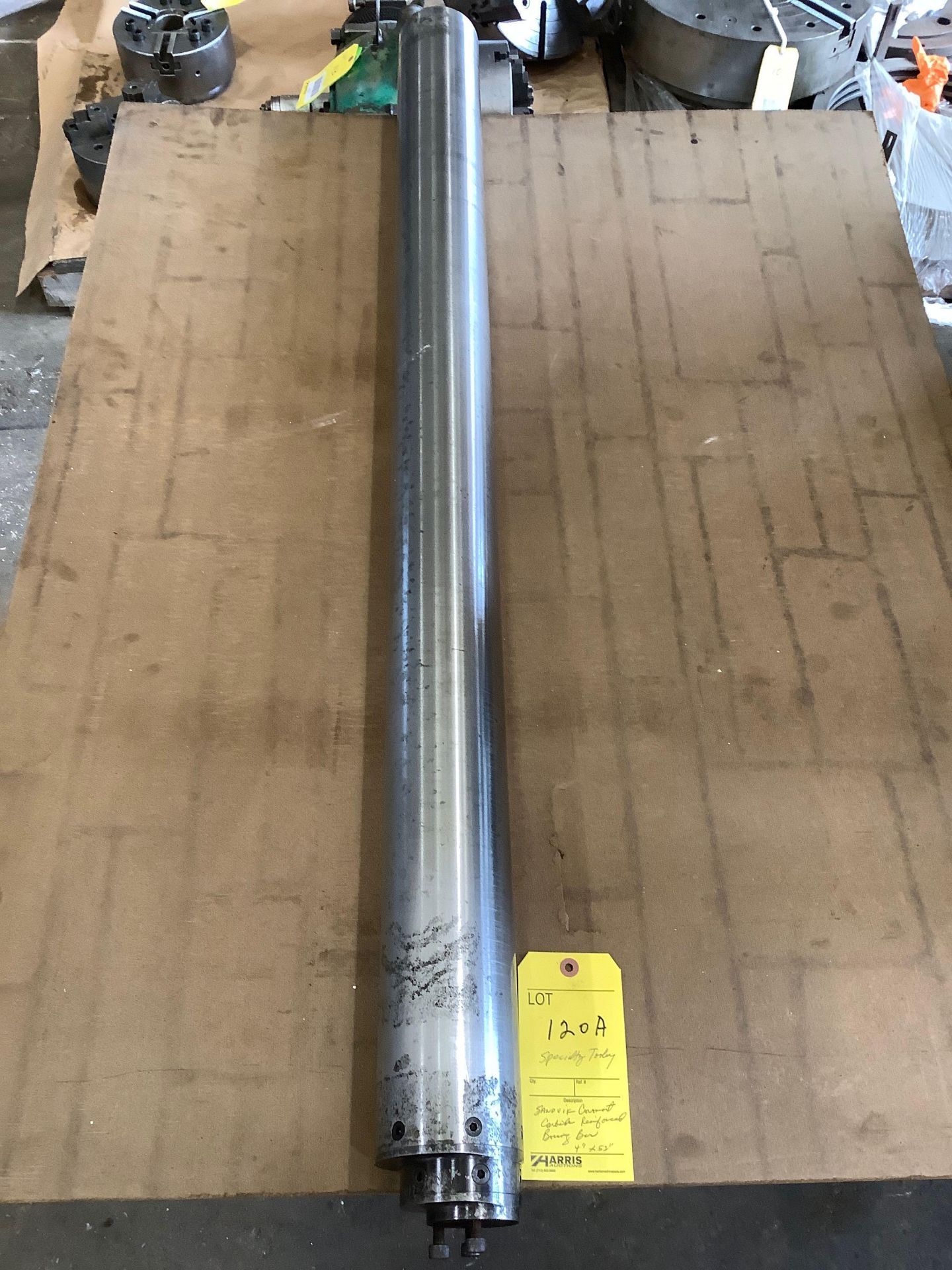 Sandvik Coromant Carbide Reinforced Boring Bar: 4" dia x 52"