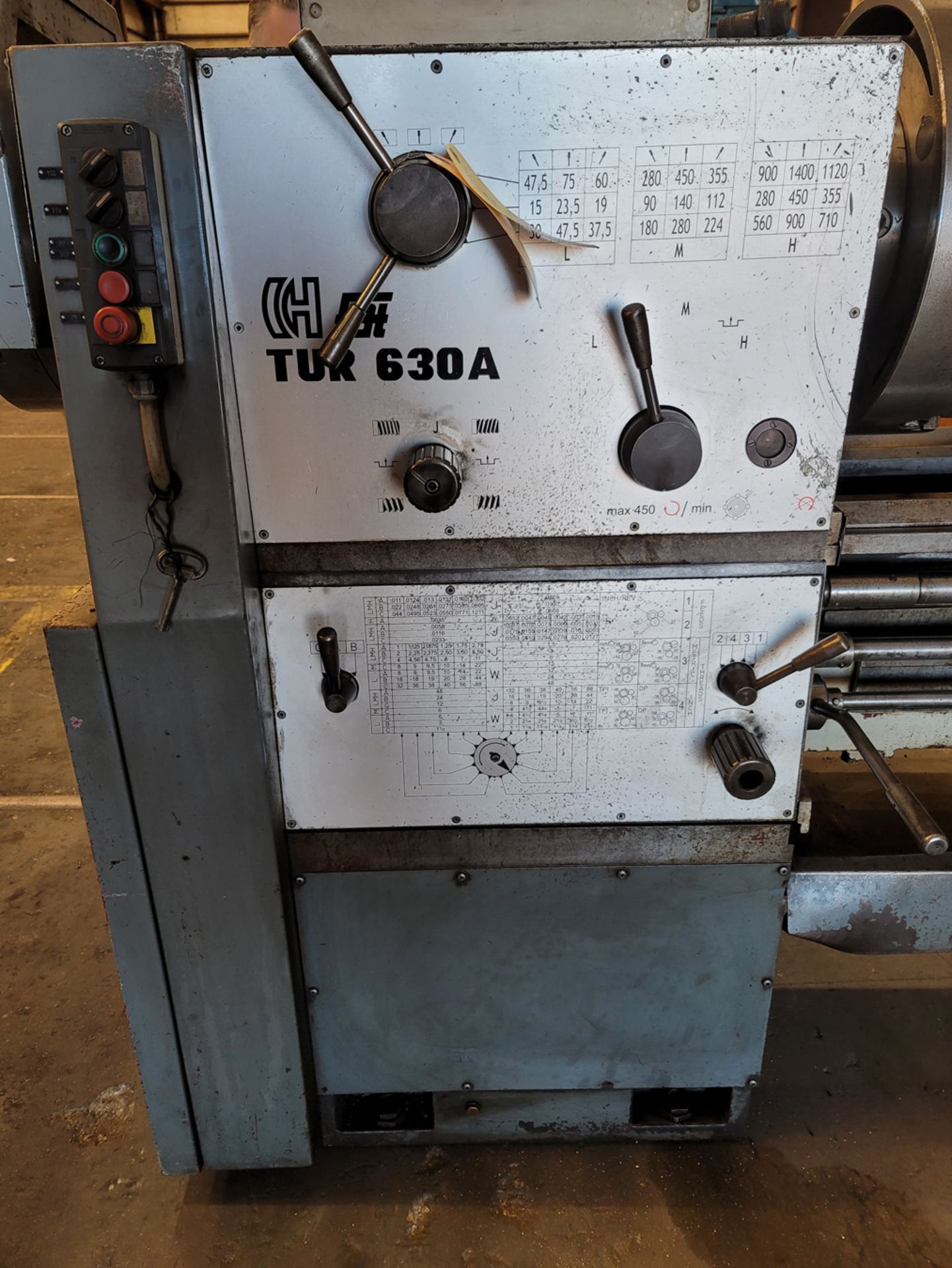 24" x 80" Toolmex Model TUR 630A Engine Lathe - Image 8 of 15