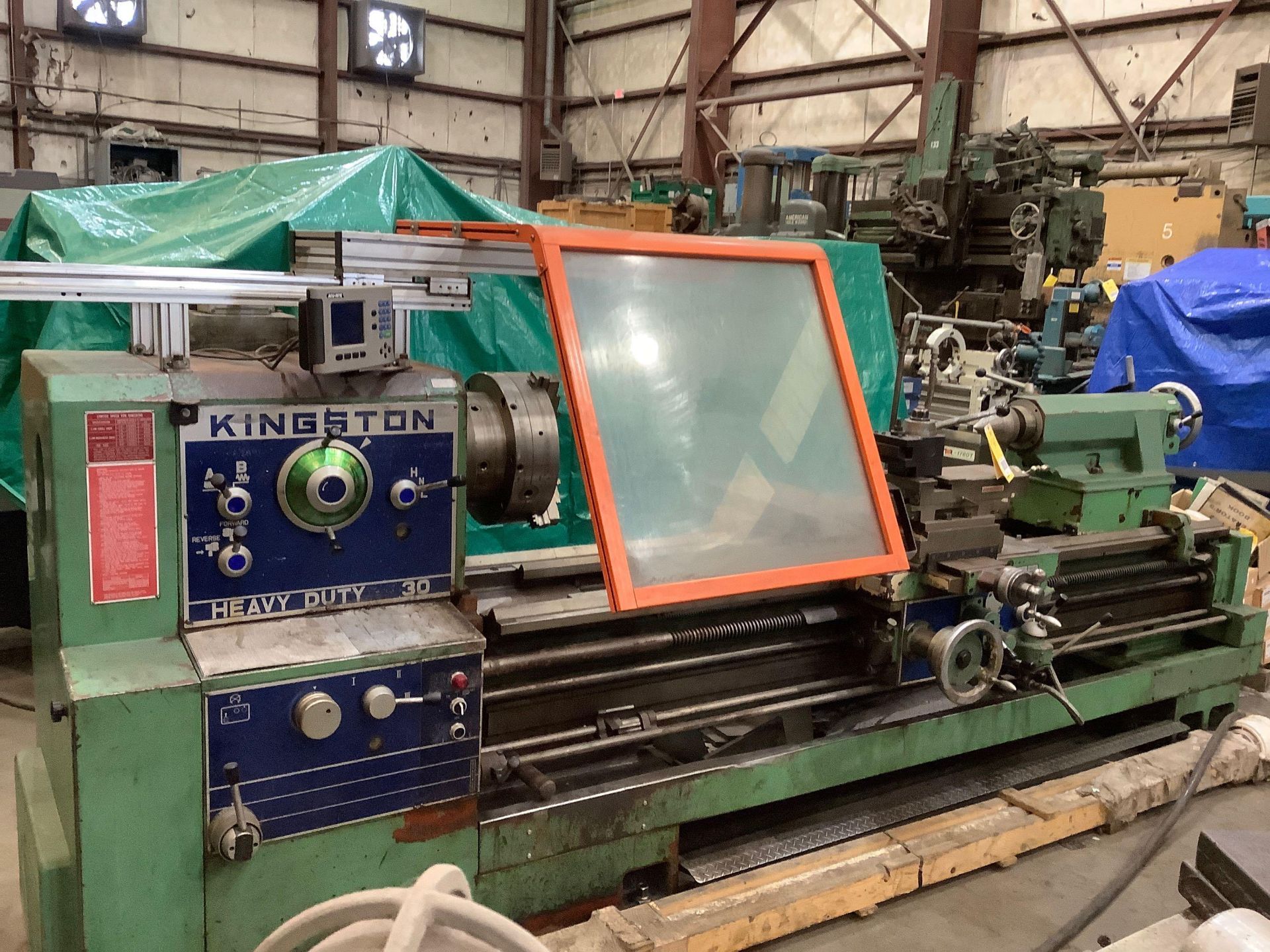 30" x 80" Kingston Heavy Duty 30, Model HR 2000 Engine Lathe - Image 17 of 24