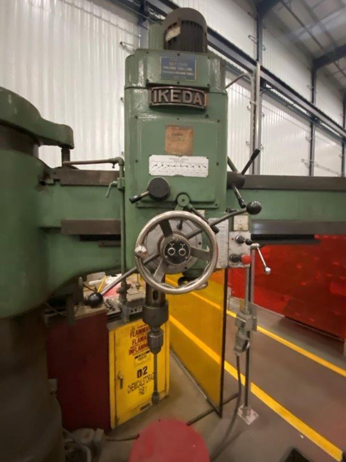 4' x 13" Ikeda Model RM-1375 Radial Arm Drill - Image 2 of 4