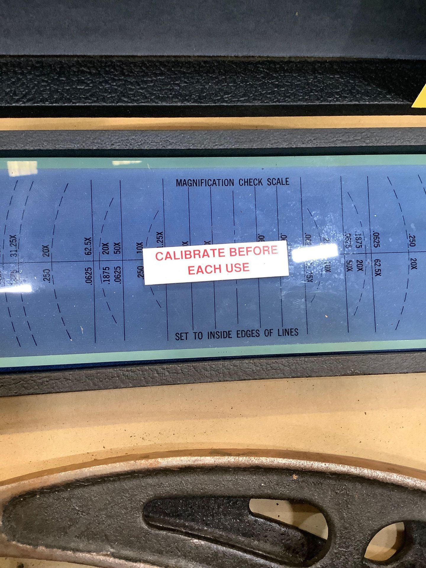 NEW Optical Automation Gaging Unit, Magnification Check Scale - Image 2 of 2