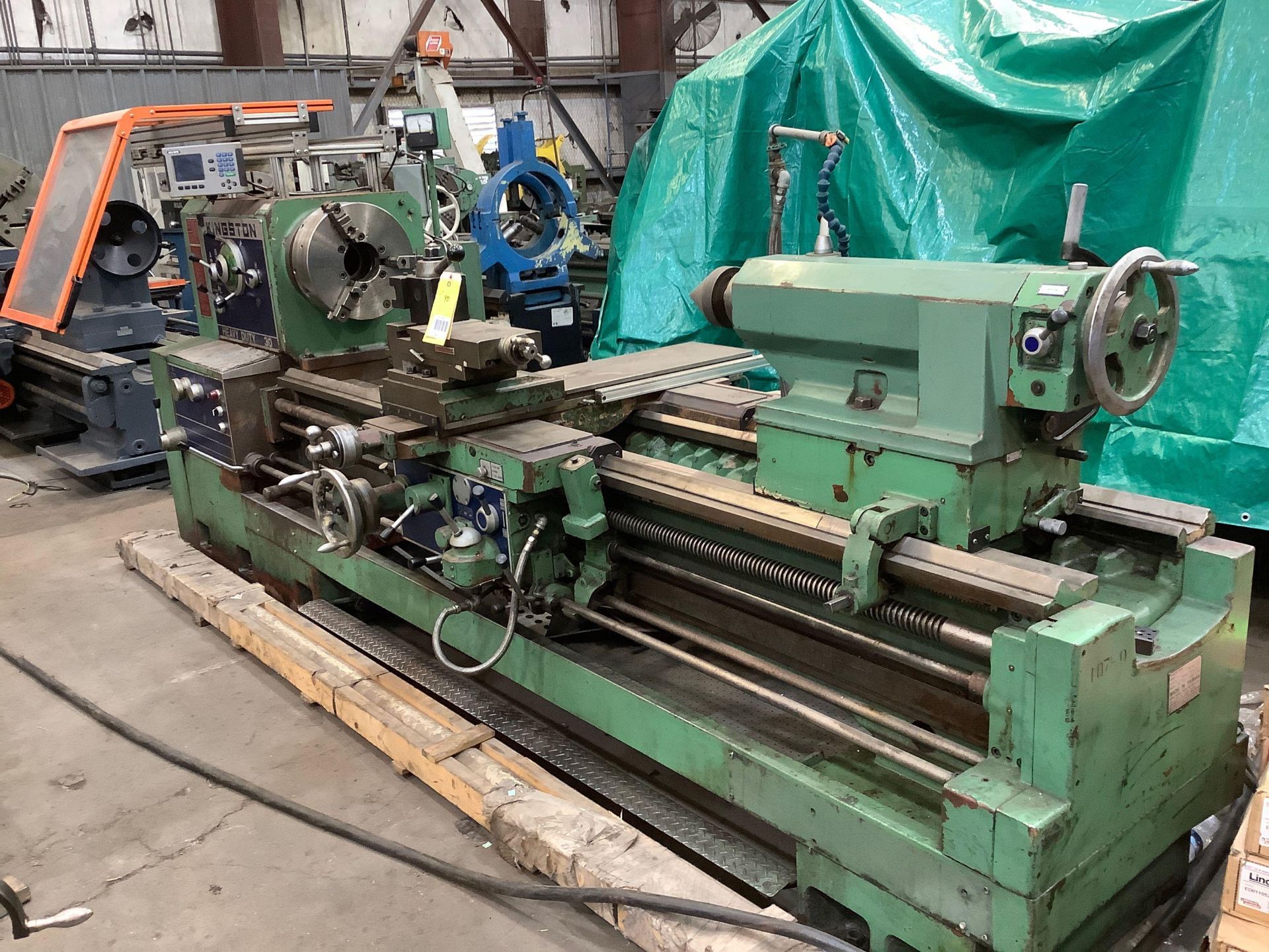 30" x 80" Kingston Heavy Duty 30, Model HR 2000 Engine Lathe - Image 22 of 24