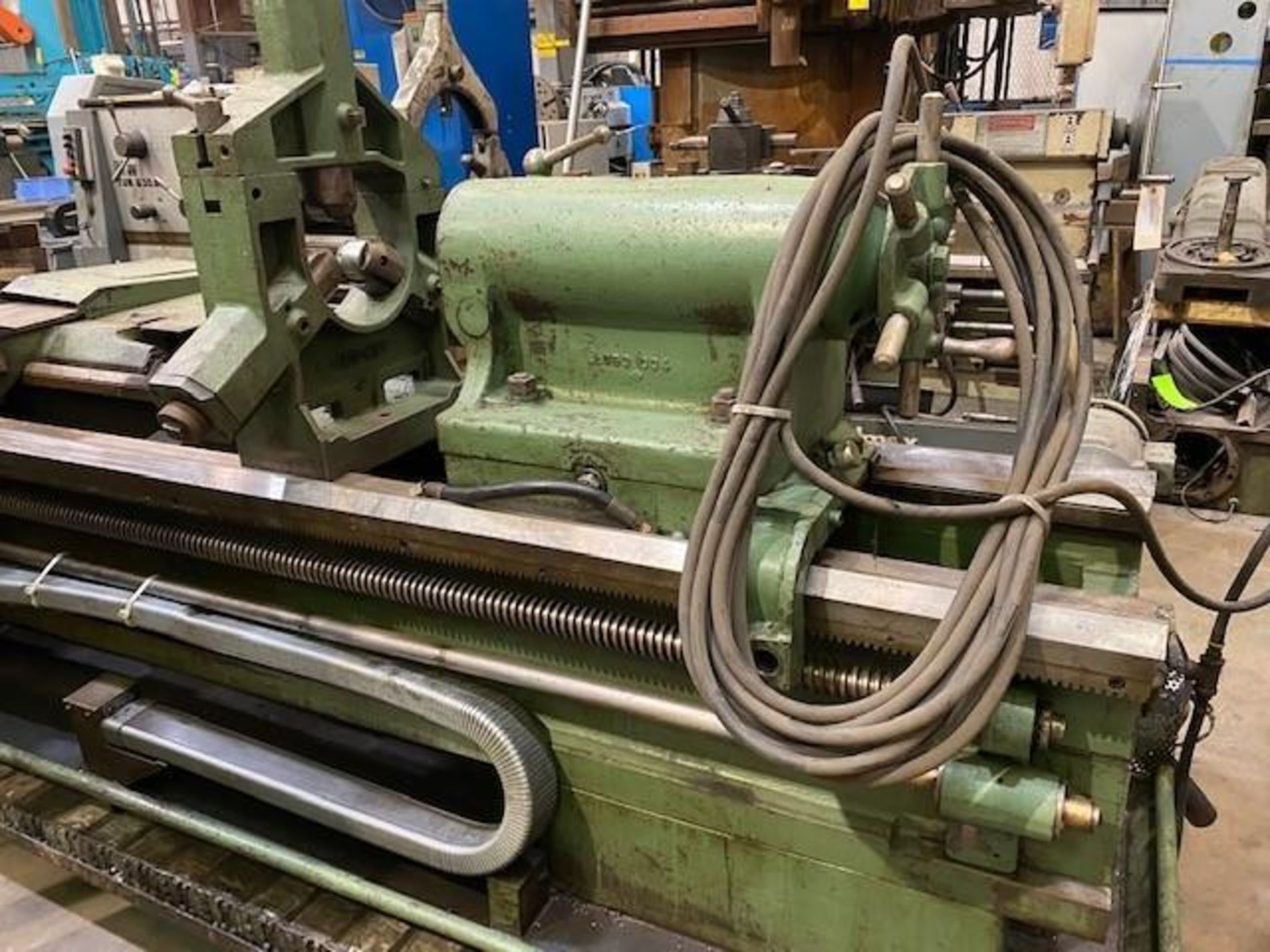 27" x 120" Lehmann Hollow Spindle Lathe with 9" Spindle Bore - Image 6 of 7