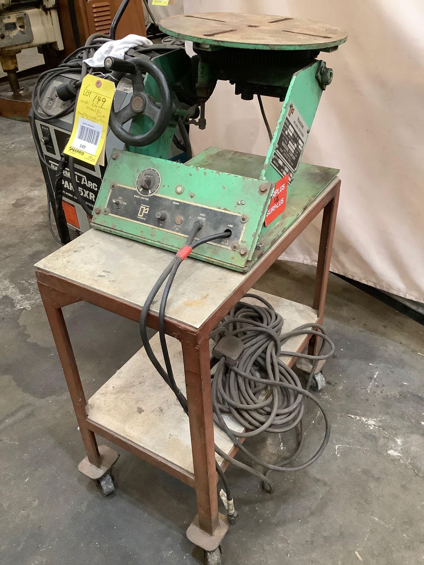 100 Lb. Ransome Model B1 Type A Bench Top Welding Positioner