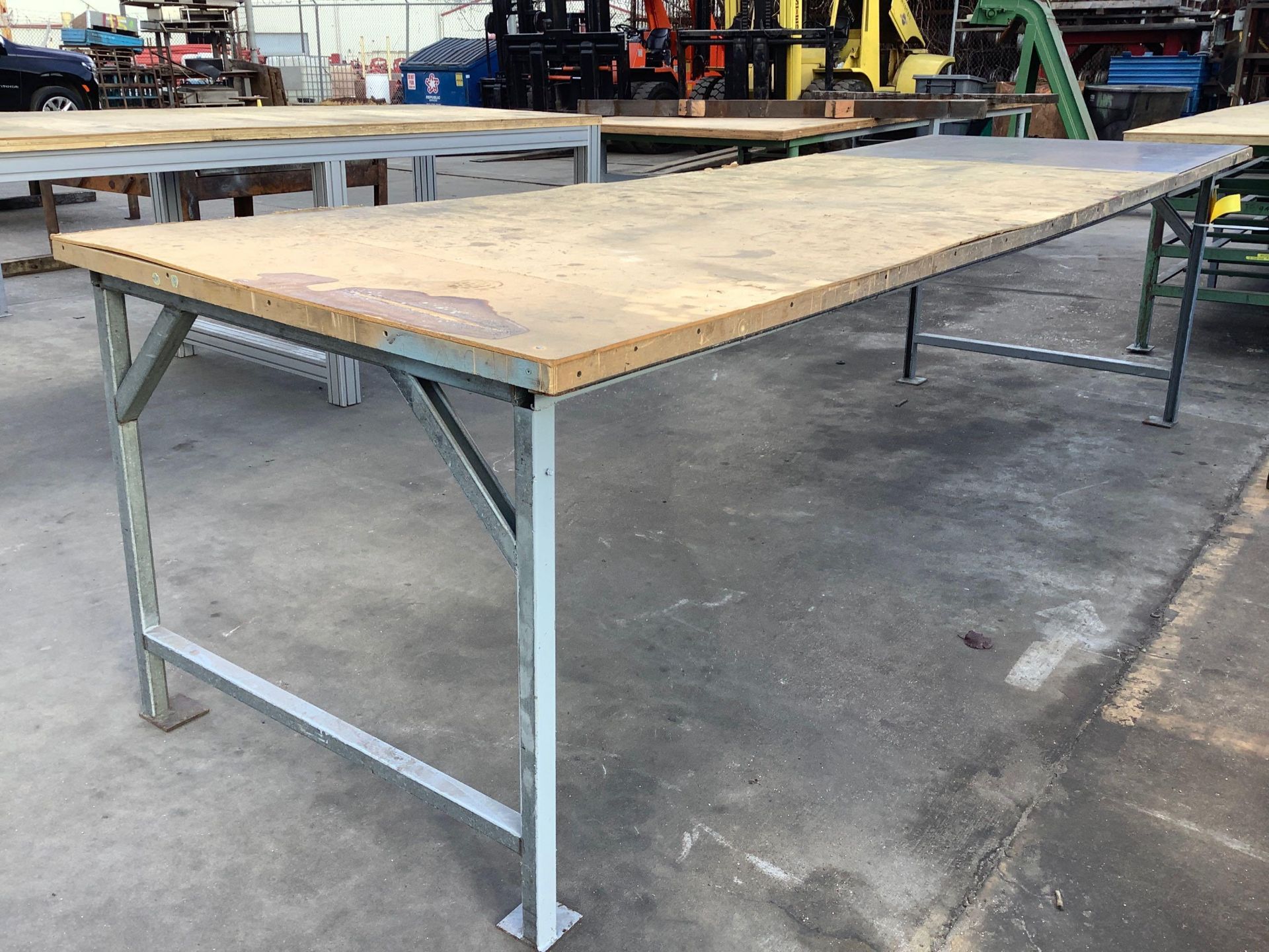 4' x 12' Steel Frame Table, content on or under NOT included, - Image 2 of 5