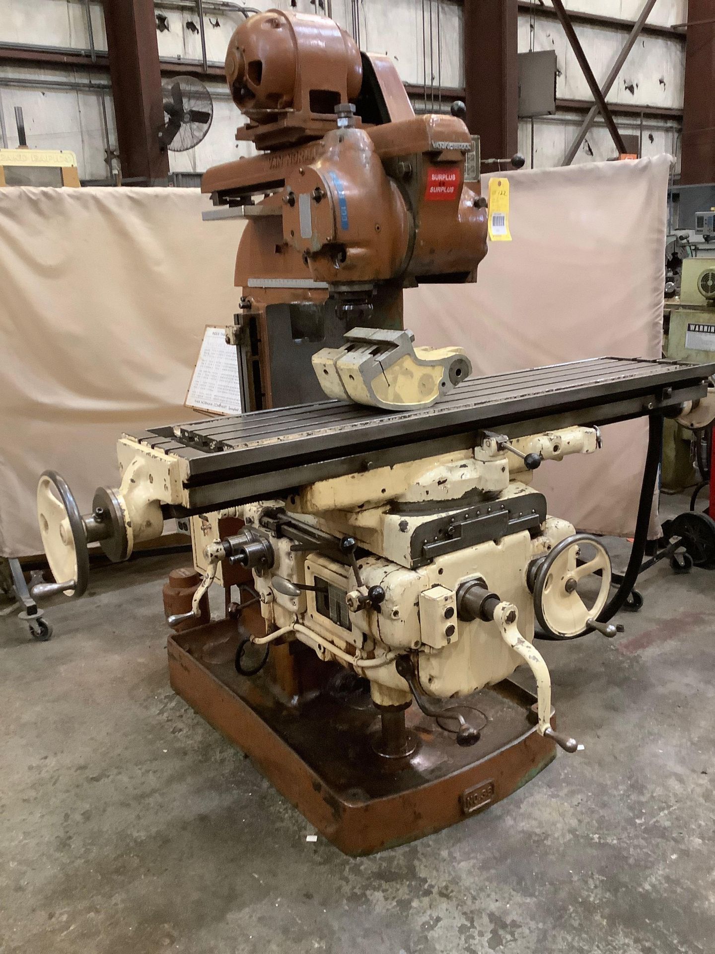 Van Norman Model 36 Universal Milling Machine - Image 2 of 8