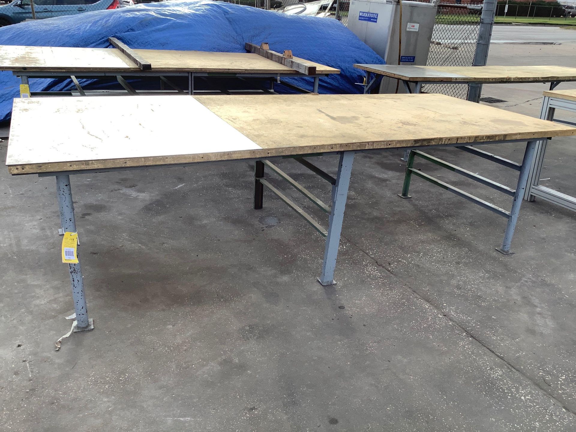5' x 12' Steel Frame Table
