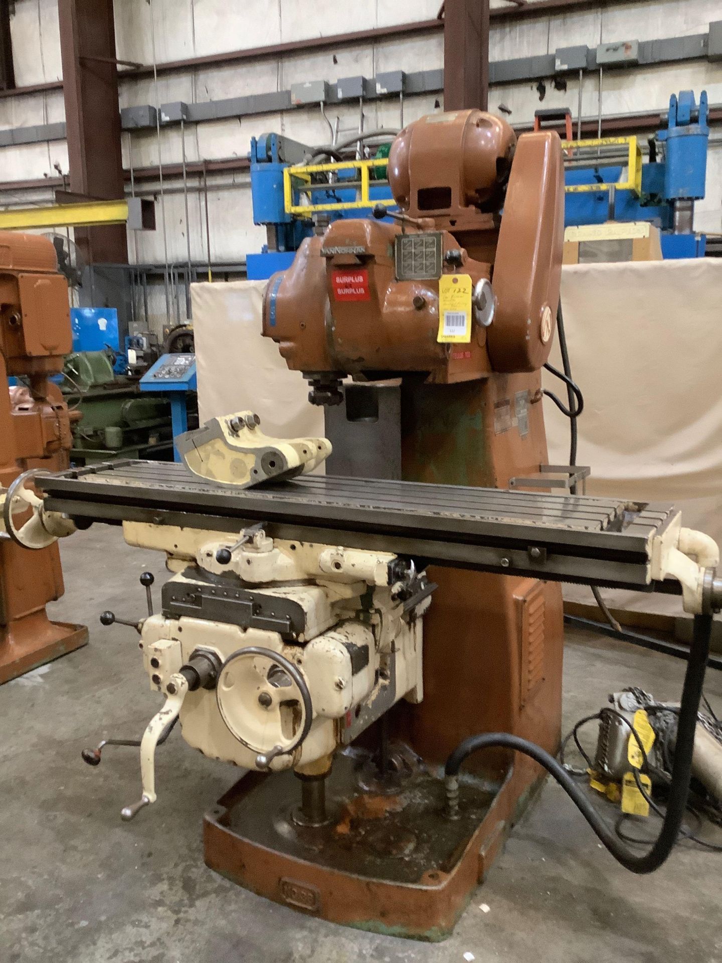 Van Norman Model 36 Universal Milling Machine