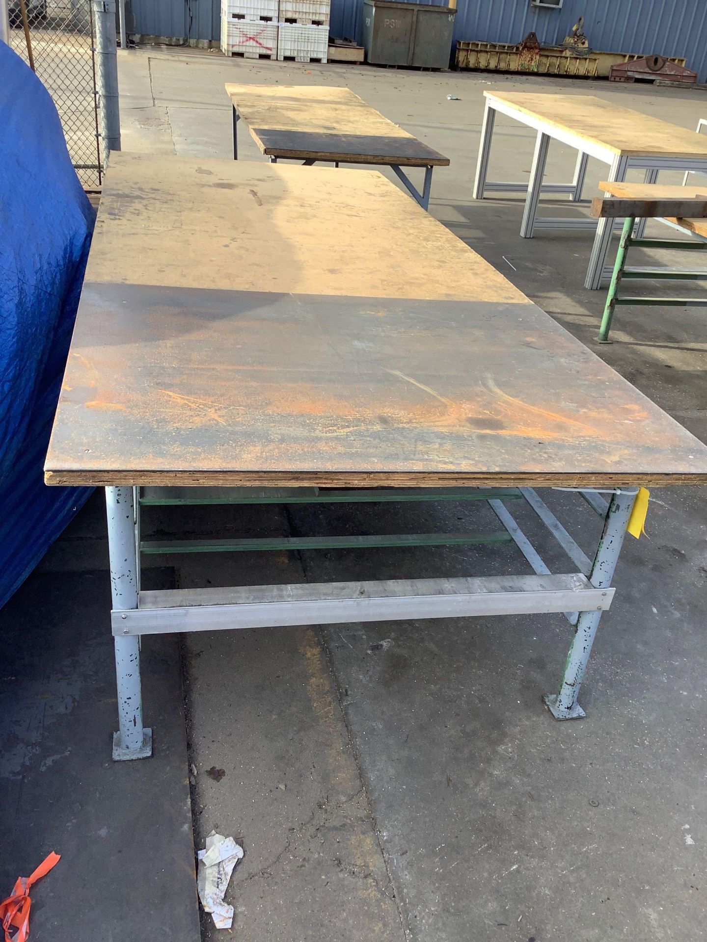 5' x 12' Steel Frame Table, content on or under NOT included - Image 2 of 3