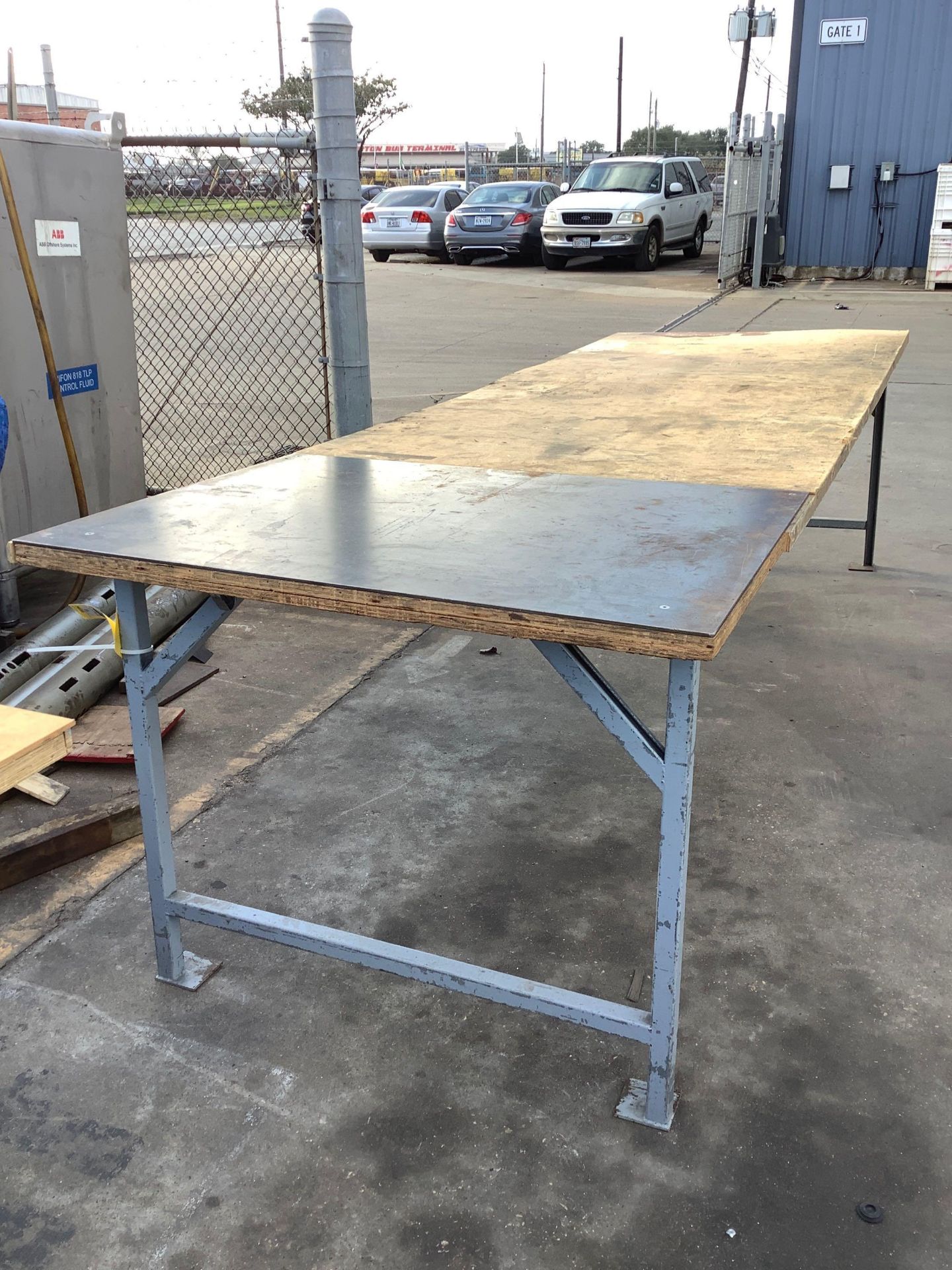 4' x 12' Steel Frame Table, content on or under NOT included, - Image 3 of 5